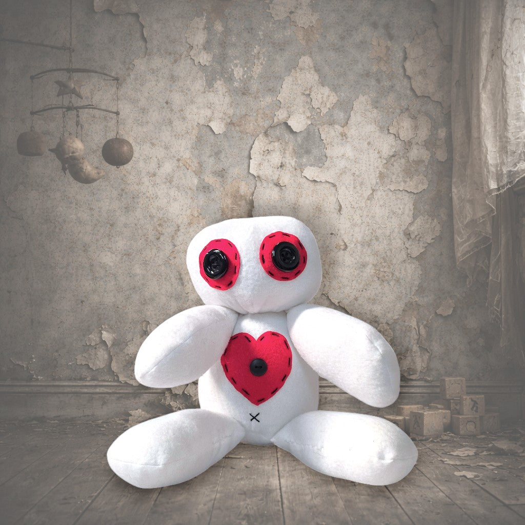 Handmade Gothic Plush Doll | Orphan Asylum Gothling Intake # 1003