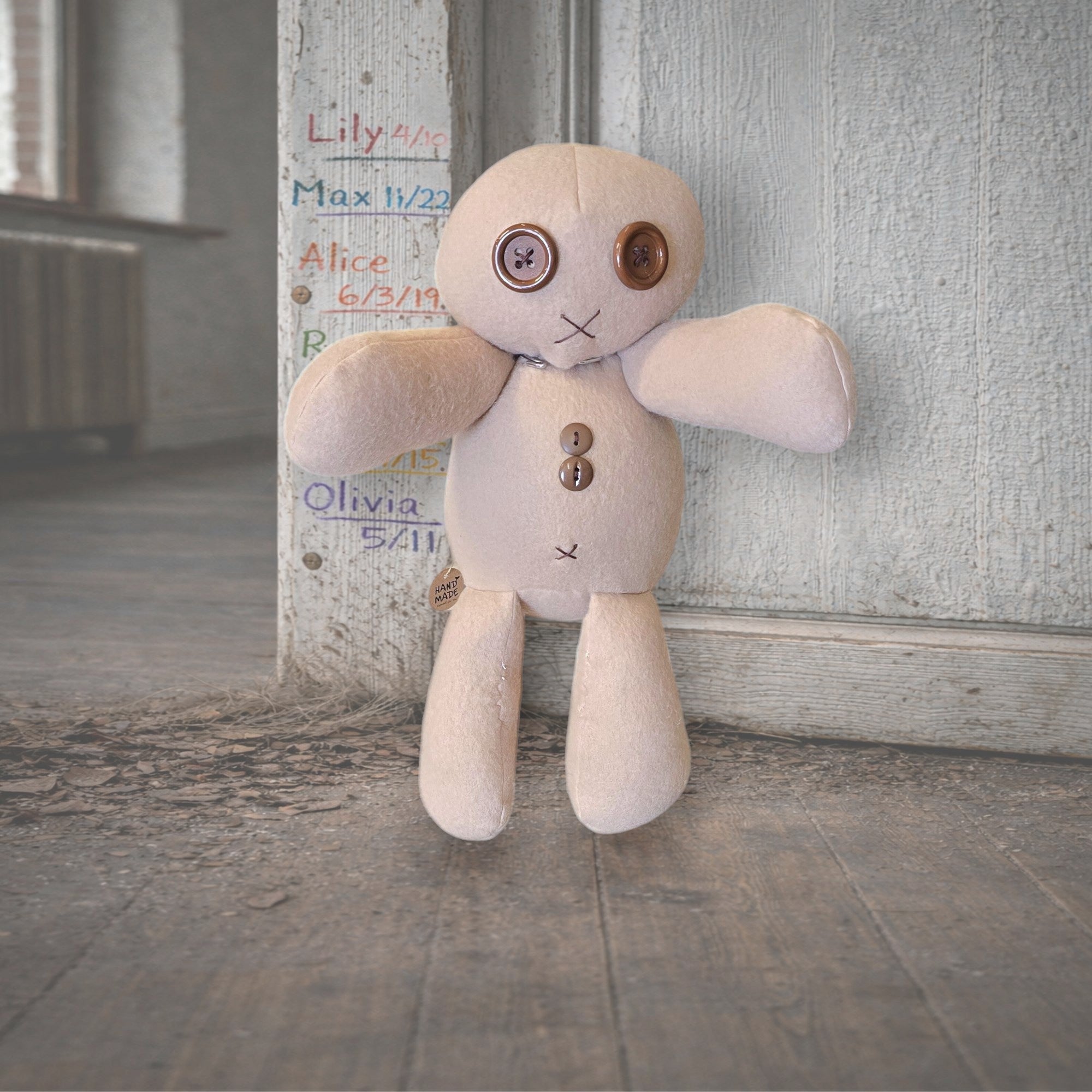 Handmade Gothic Plush Doll | Orphan Asylum Gothling # 1011