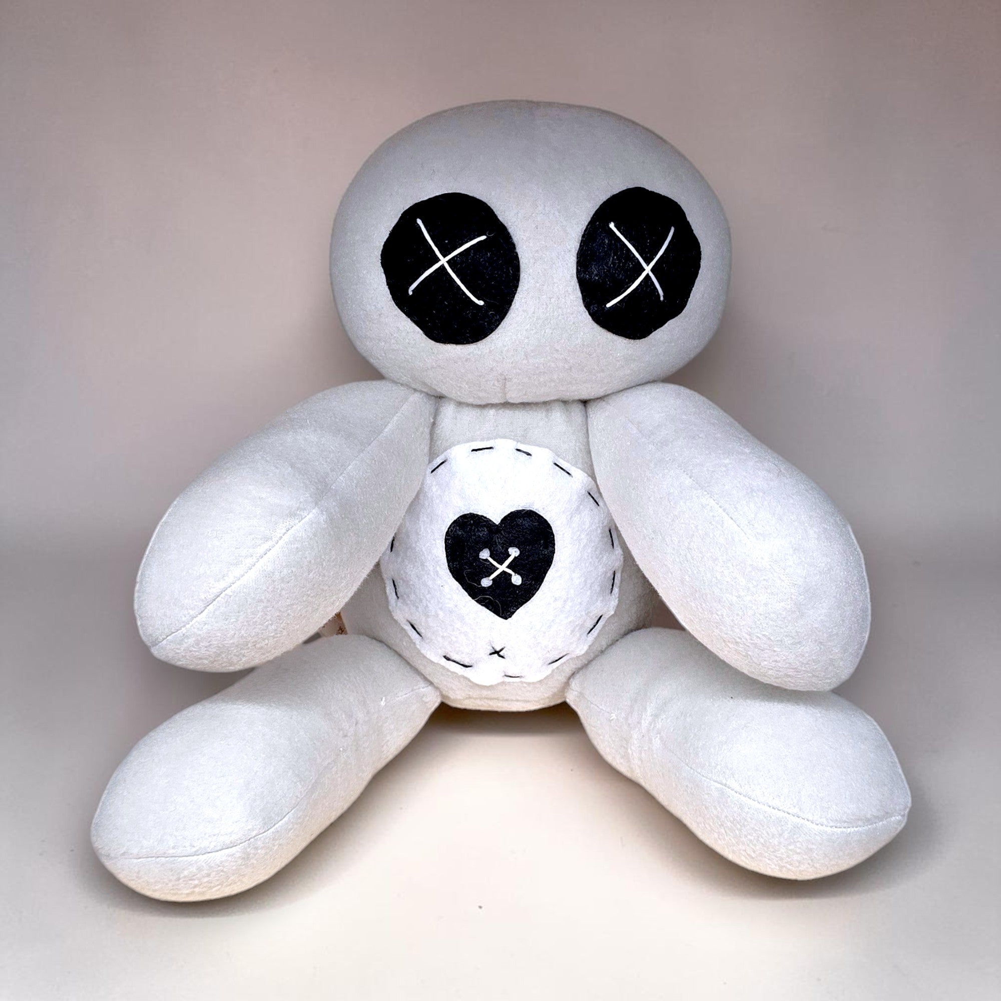 Handmade Creepy Gothic Plush Doll | Orphan Asylum Gothling Intake #1073