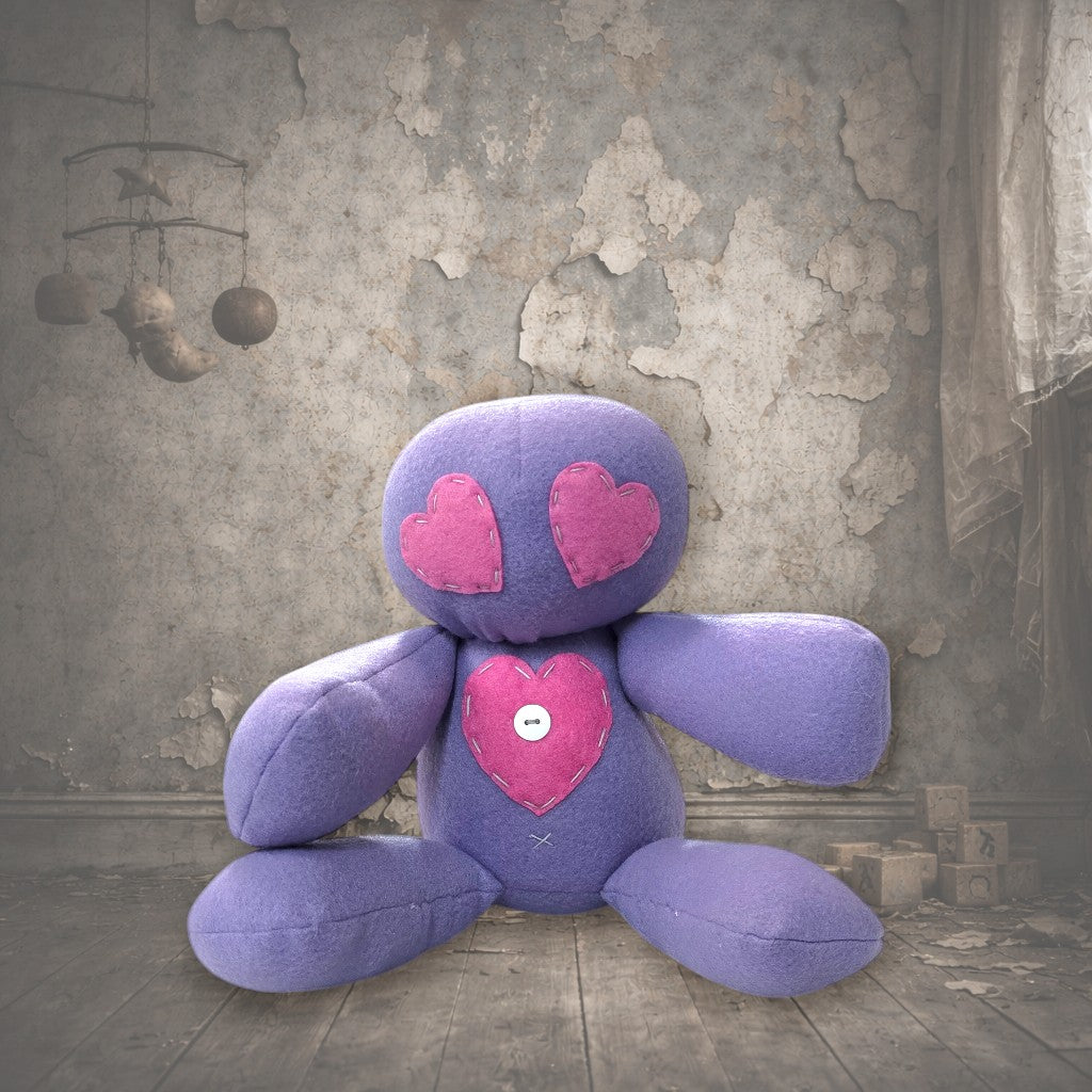 Handmade Creepy Gothic Plush Doll | Orphan Asylum Gothling Intake #1101