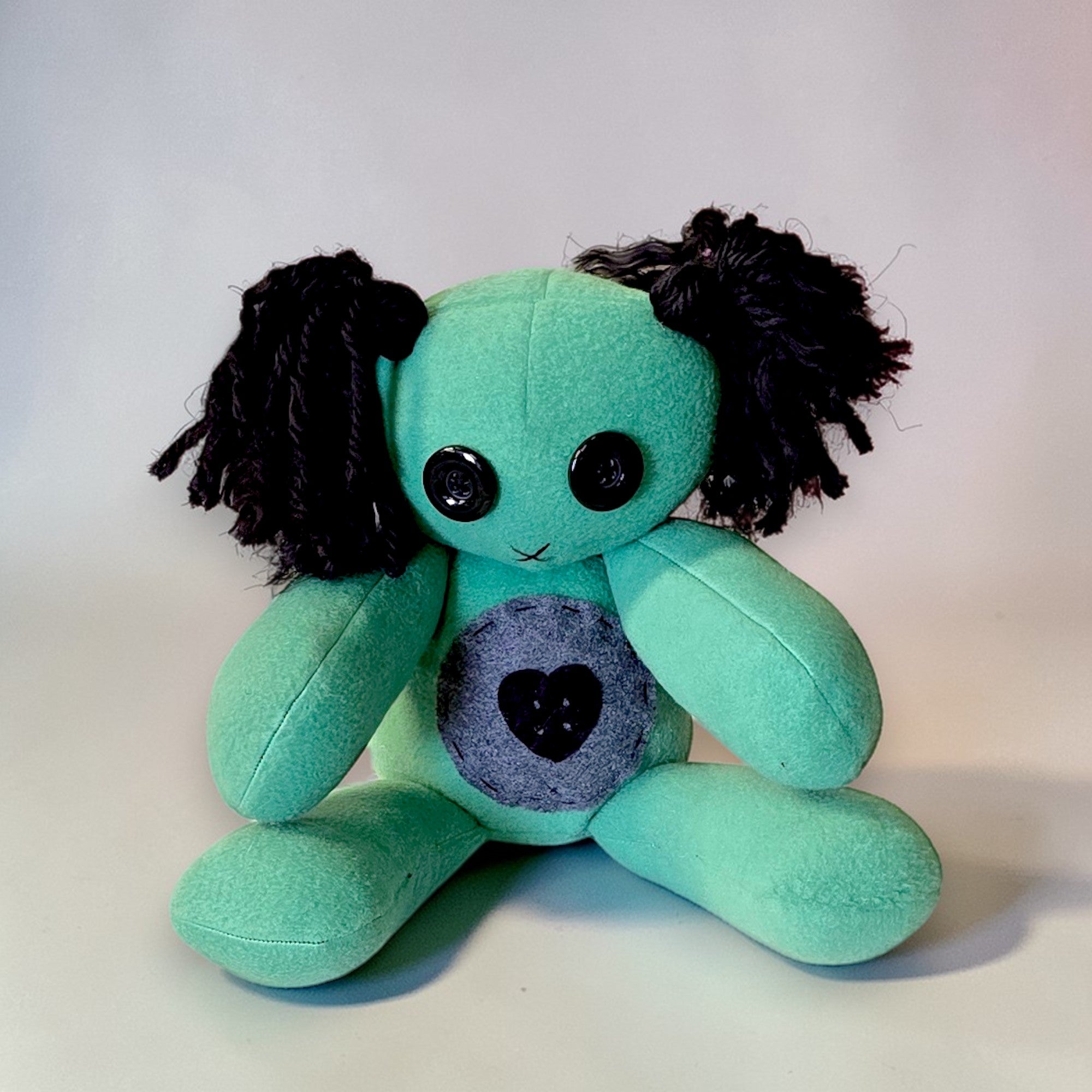 Handmade Creepy Gothic Plush Doll | Orphan Asylum Gothling Intake #1107