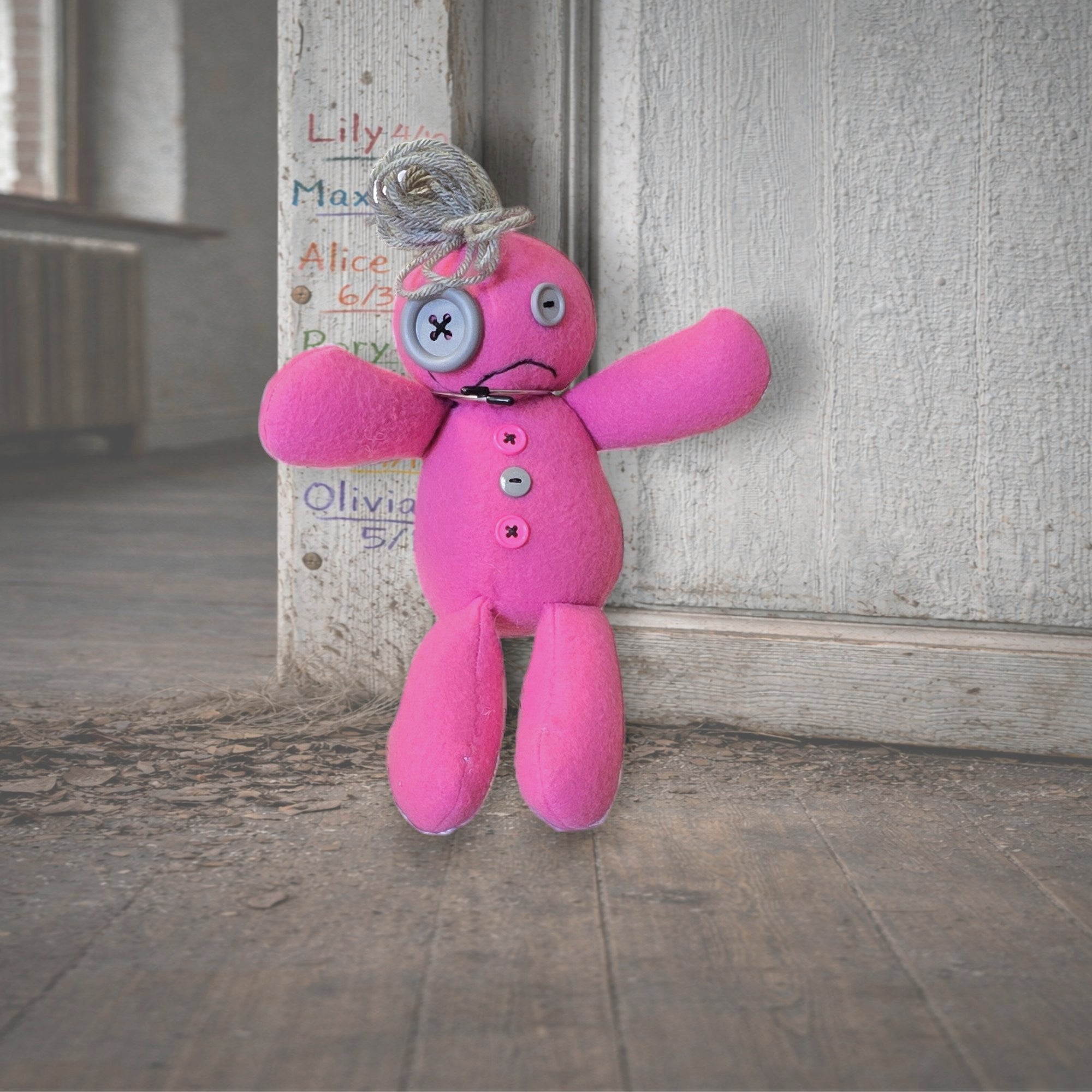 Handmade Creepy Gothic Plush Doll | Orphan Asylum Gothling Intake #1133