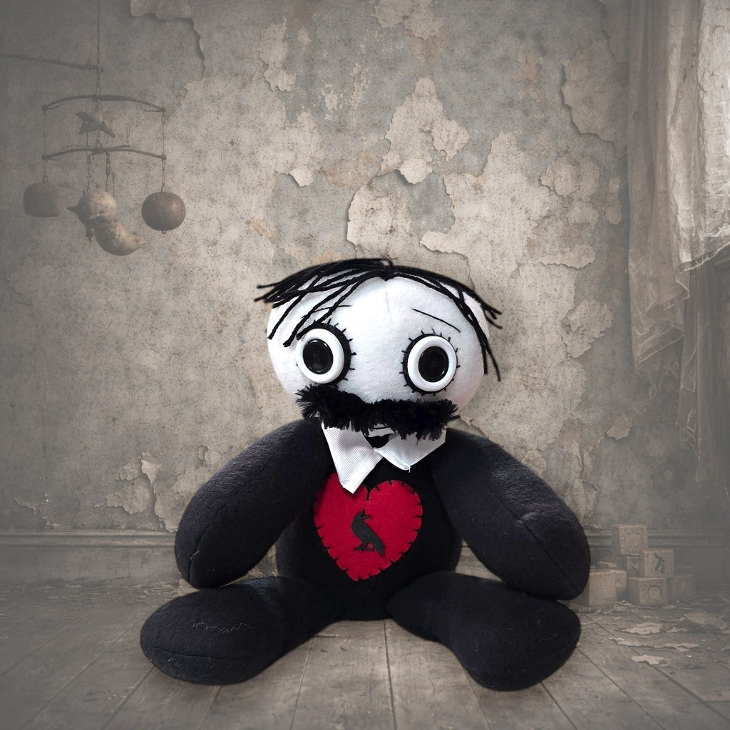 Handmade Creepy Gothic Plush Doll | Orphan Asylum Gothling Intake #1135