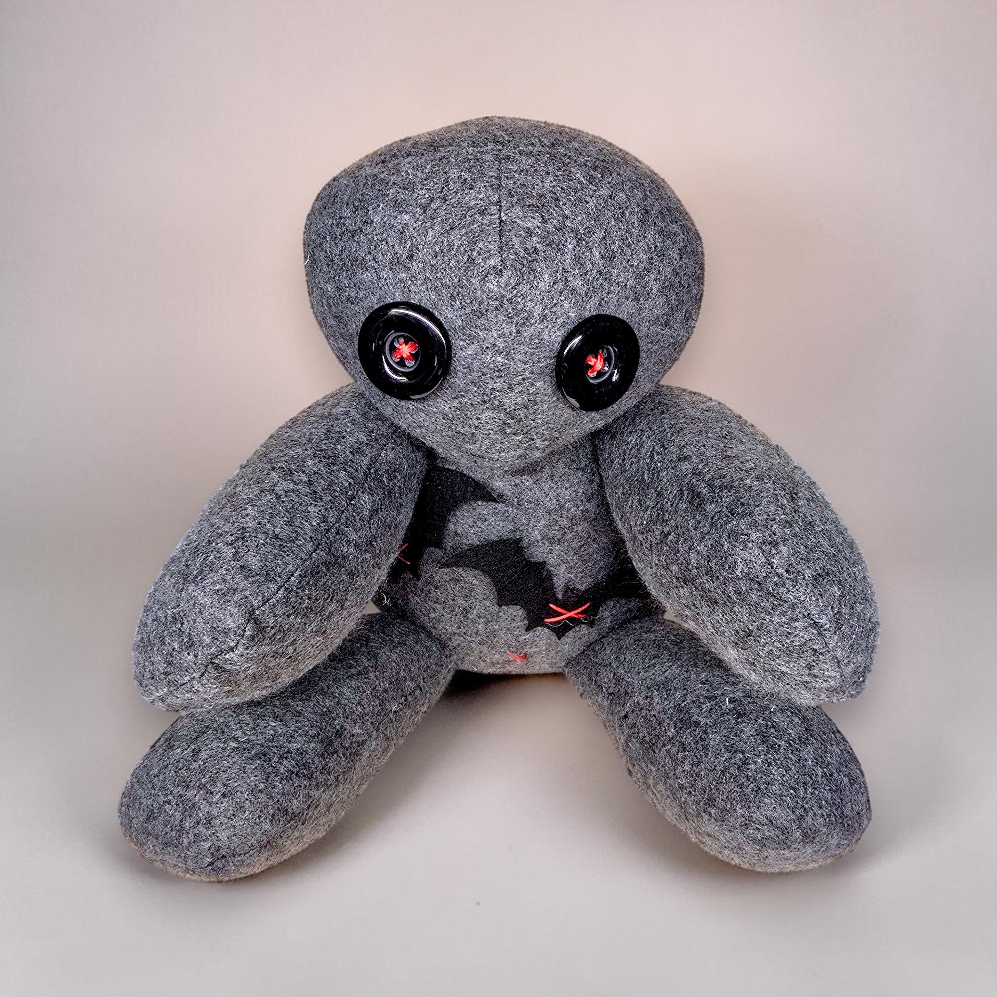 Handmade Creepy Gothic Plush Doll | Orphan Asylum Gothling Intake # 1189