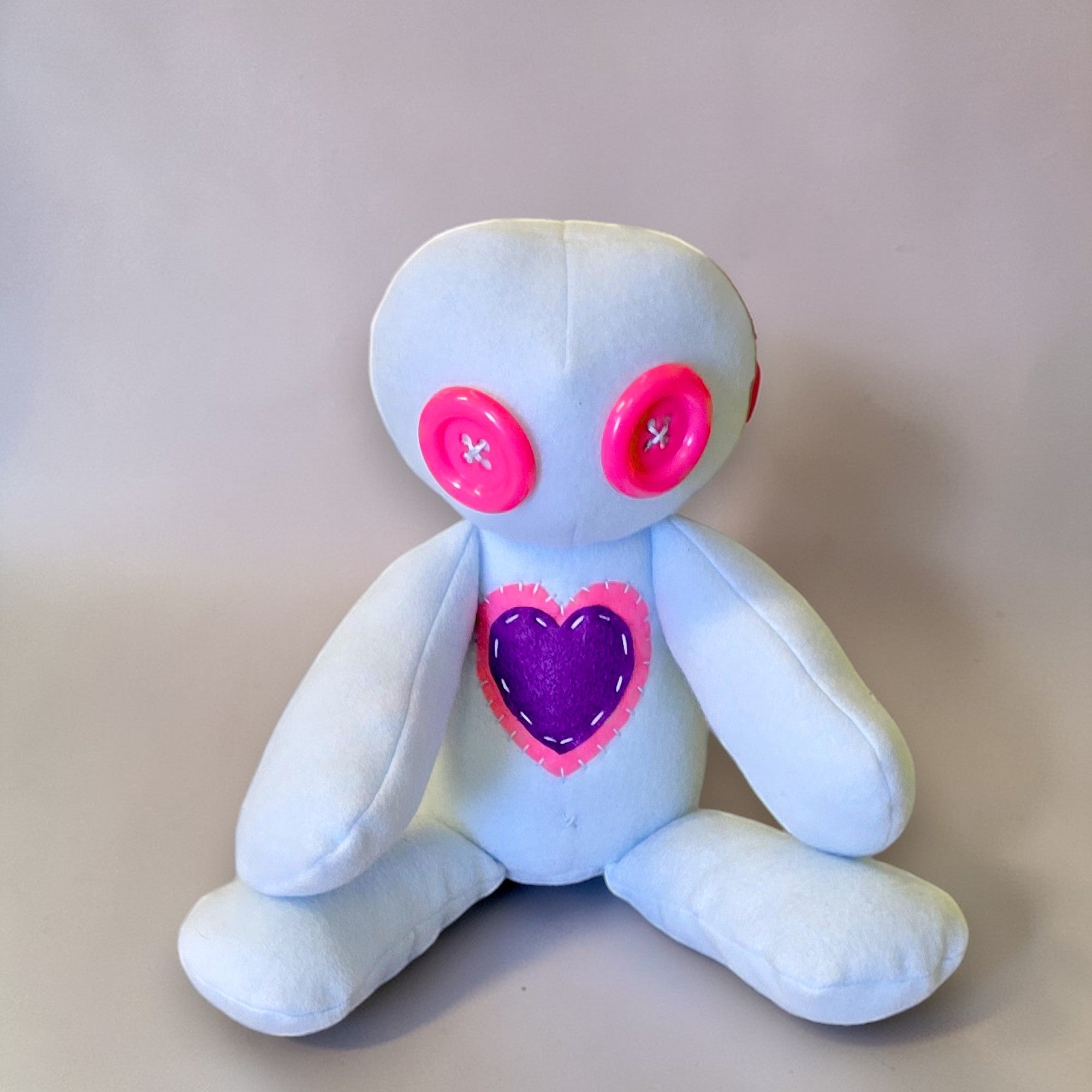 Handmade Creepy Gothic Plush Doll | Orphan Asylum Gothling Intake # 1221