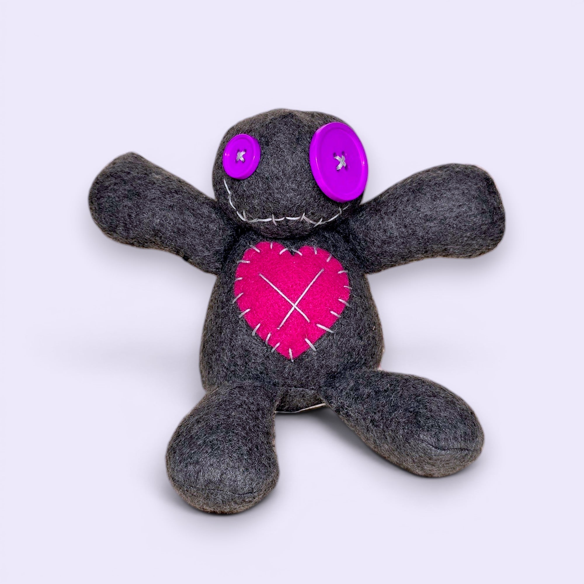 Handmade Creepy Gothic Plush Doll | Orphan Asylum Gothling Intake # 1236