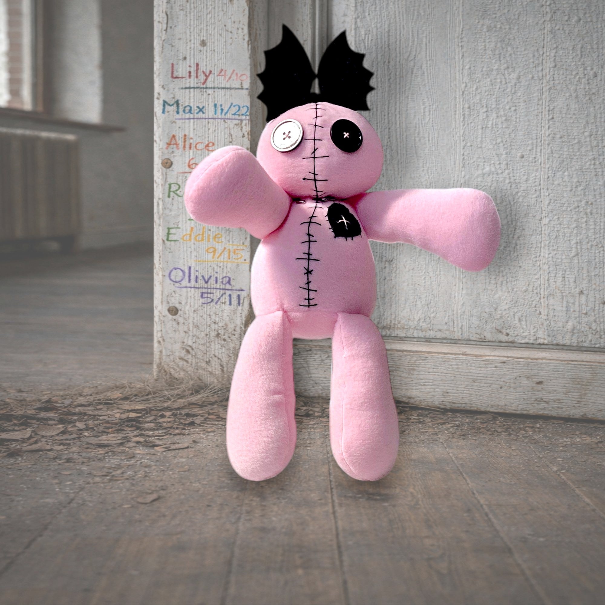 handmade gothic doll creepy plush gothling