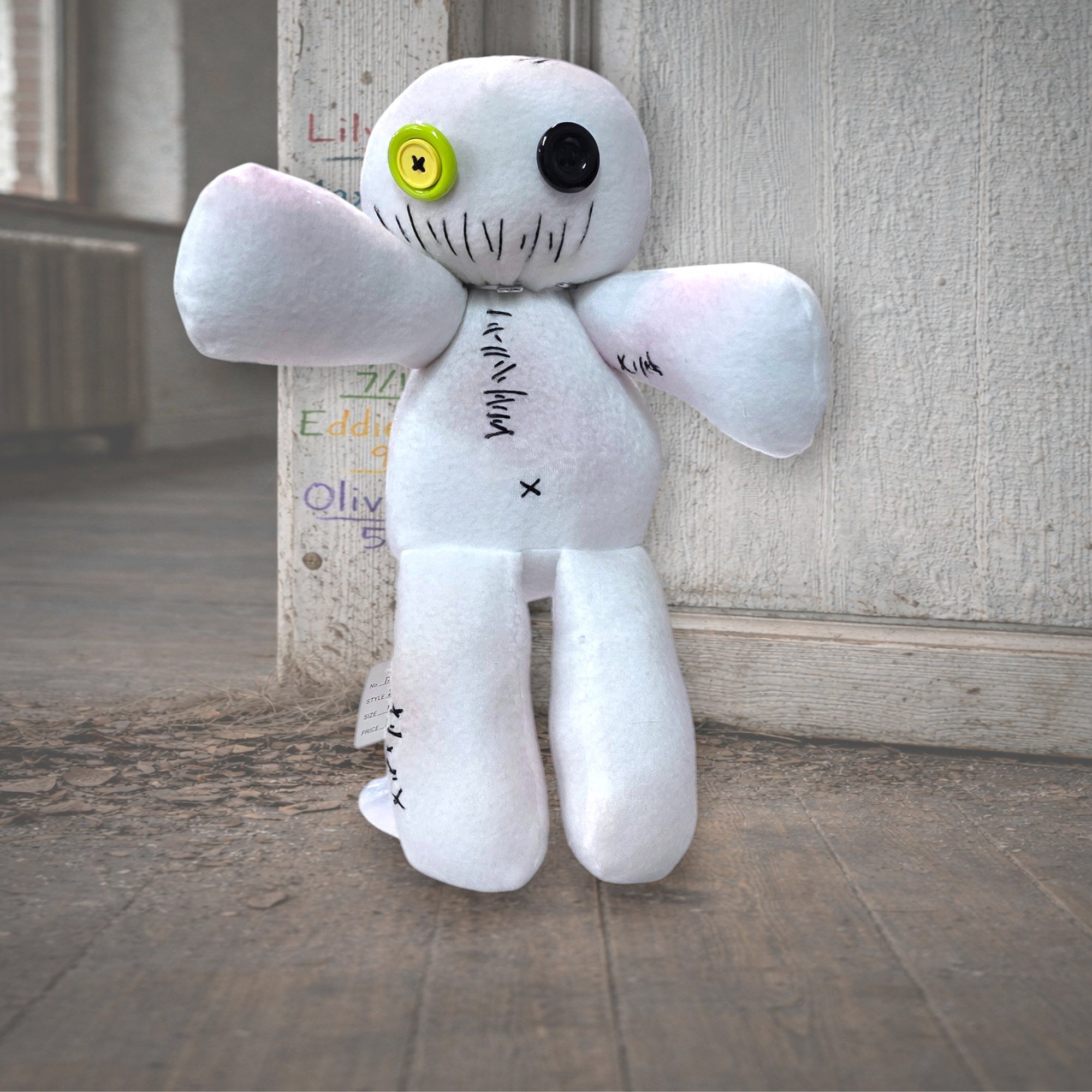 Handmade Gothic Plush Doll | Orphan Asylum Gothling Intake # 1255