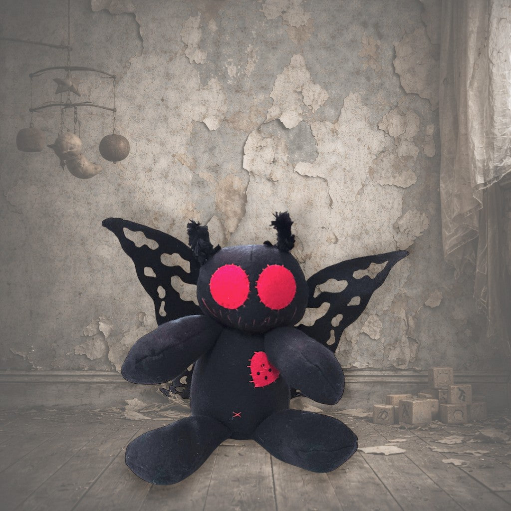 Handmade Gothic Plush Doll | Orphan Asylum Gothling Intake # 1256