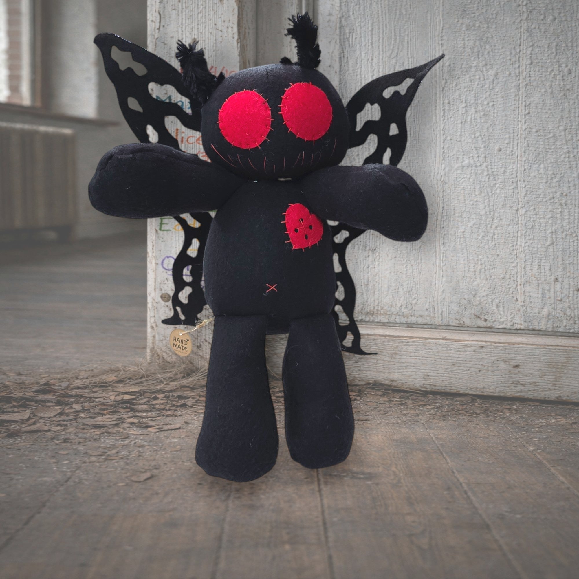 Handmade Gothic Plush Doll | Orphan Asylum Gothling Intake # 1256