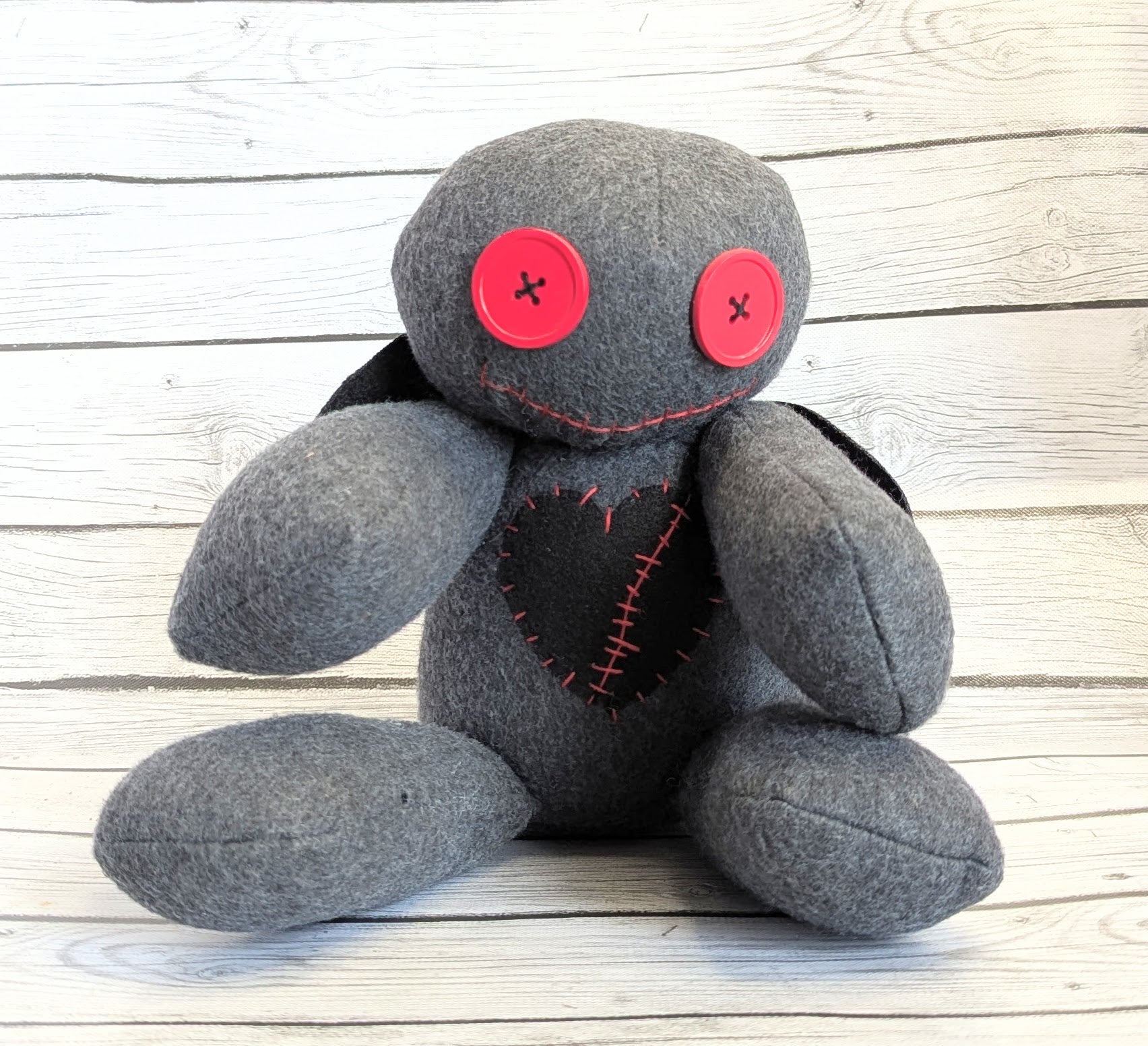 Handmade gothic orphan doll from the Orphan Asylum