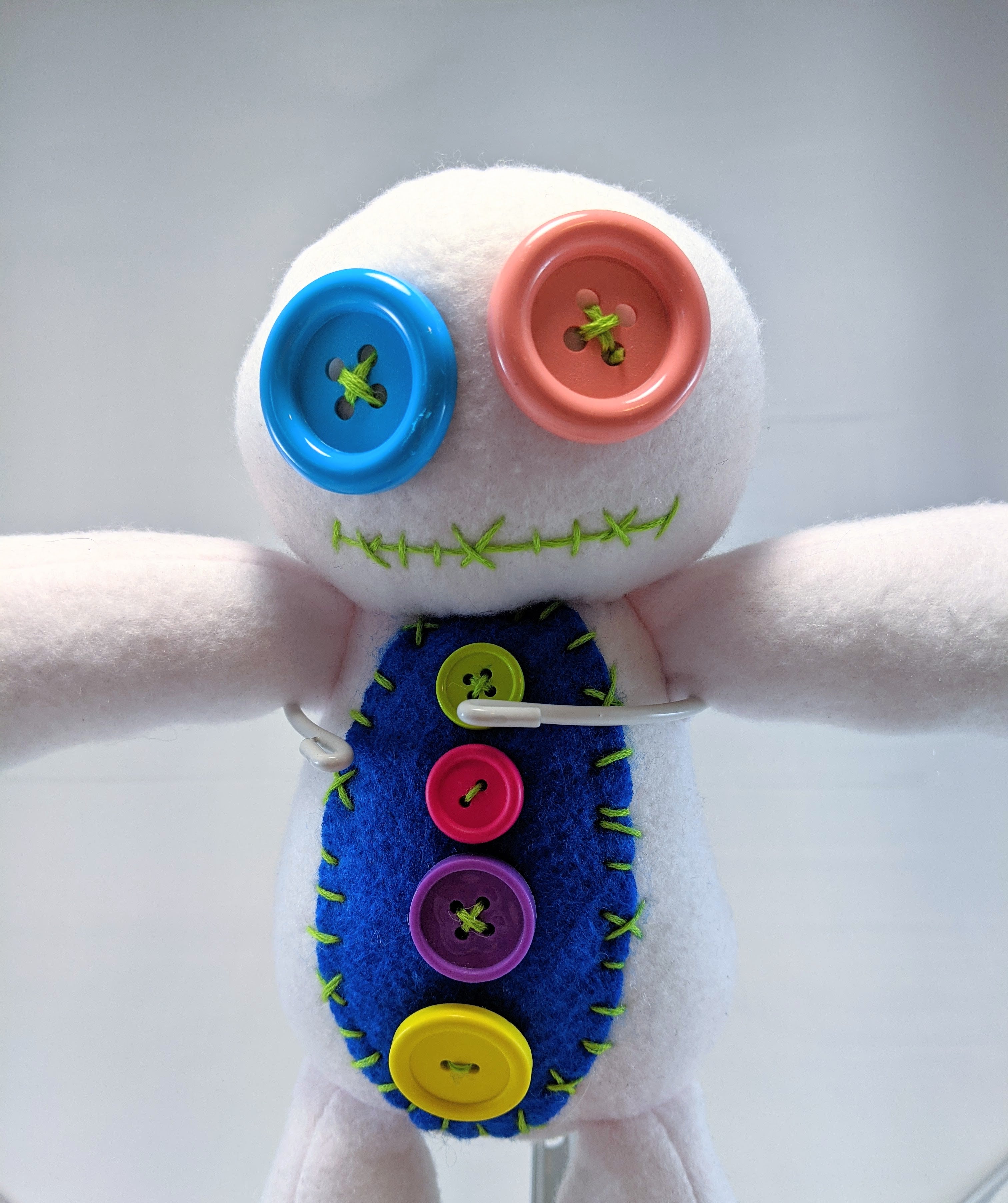 Handmade Gothic Plush Doll | Orphan Asylum Gothling Intake # 1057