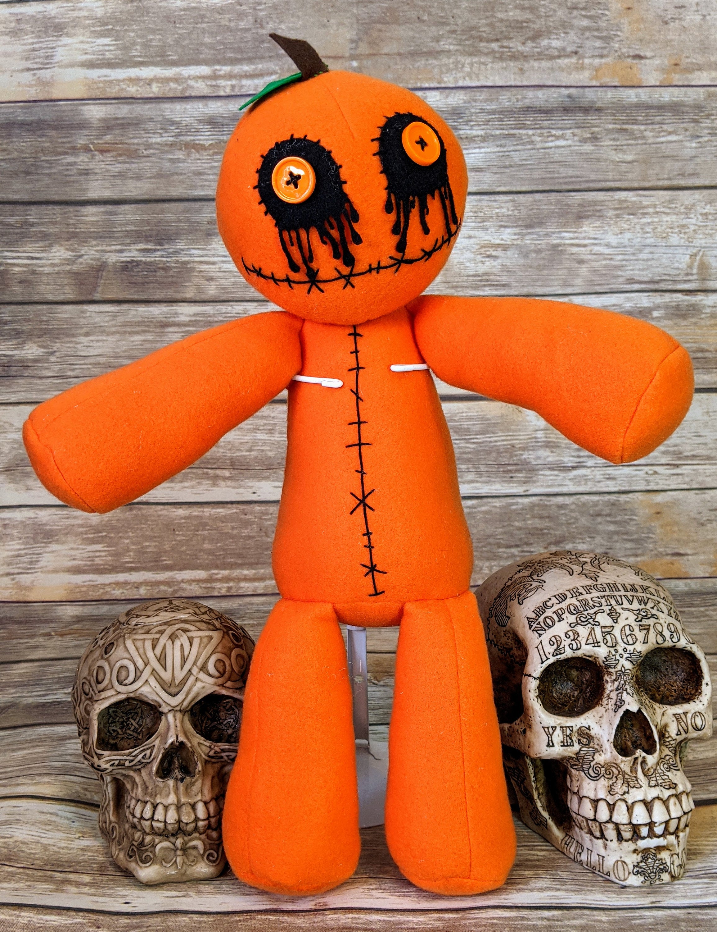 Handmade Gothic Plush Doll | Orphan Asylum Gothling Intake # 1056