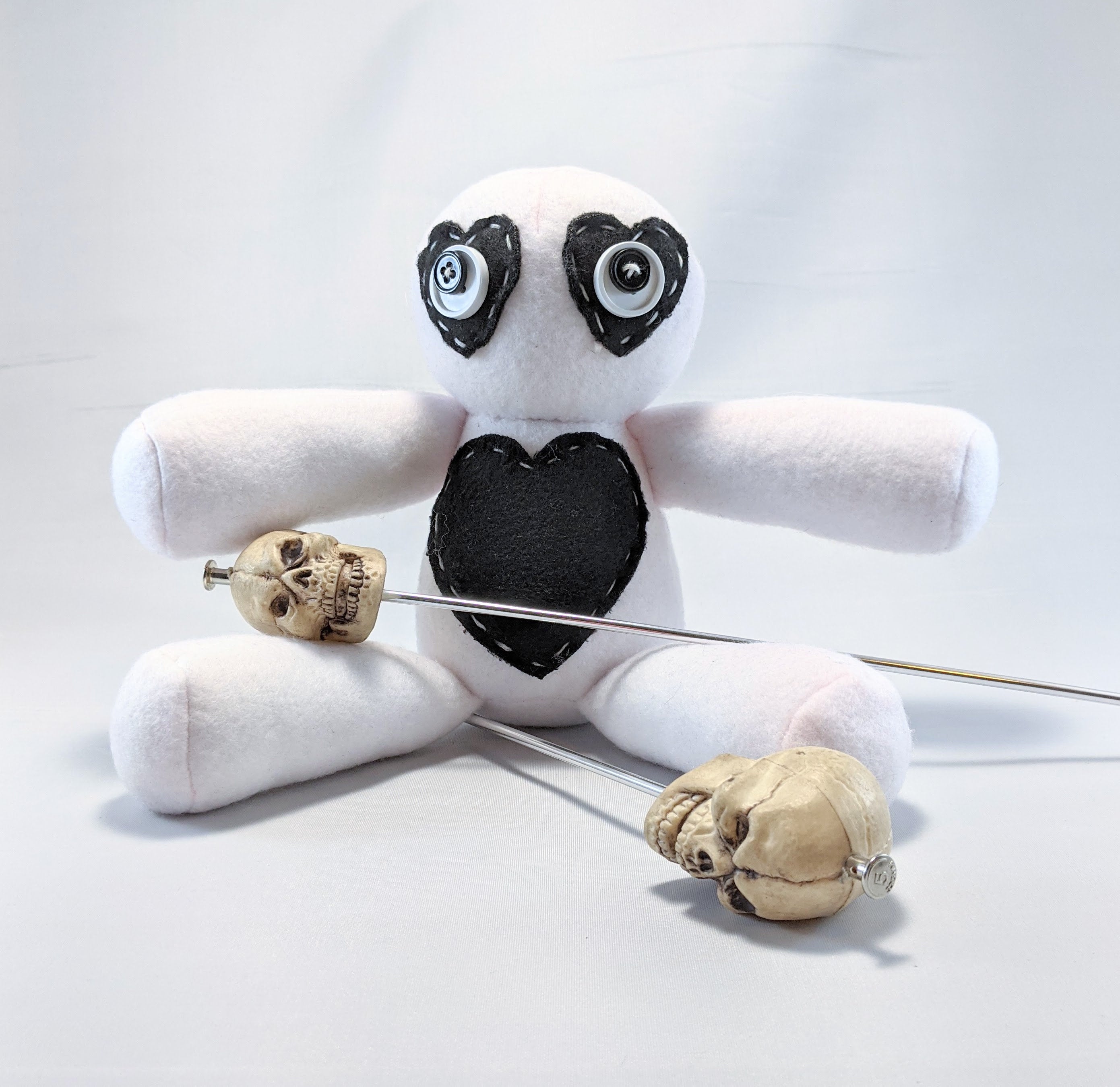 Handmade Gothic Plush Doll | Orphan Asylum Gothling Intake # 1030