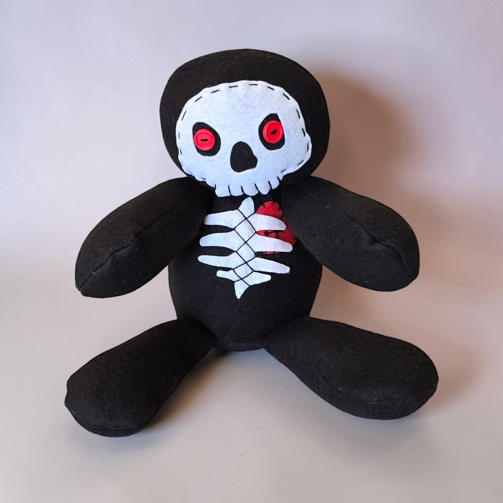 Handmade Gothic Plush Doll | Orphan Asylum Gothling Intake # 1001