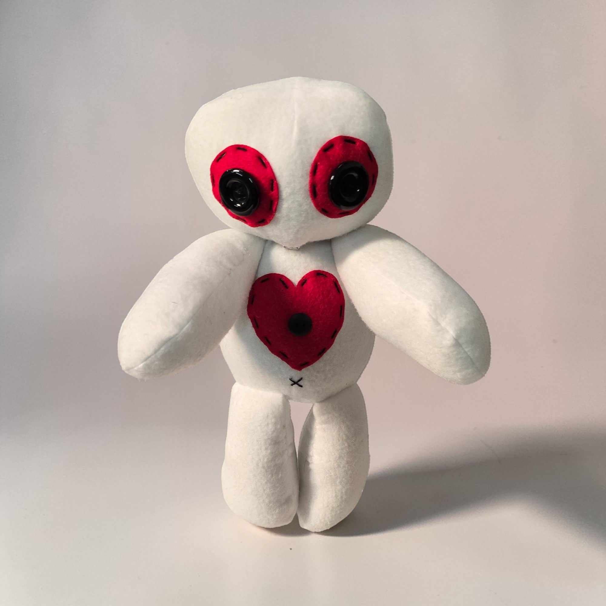 Handmade Creepy Gothic Plush Doll | Orphan Asylum Gothling Intake #1003