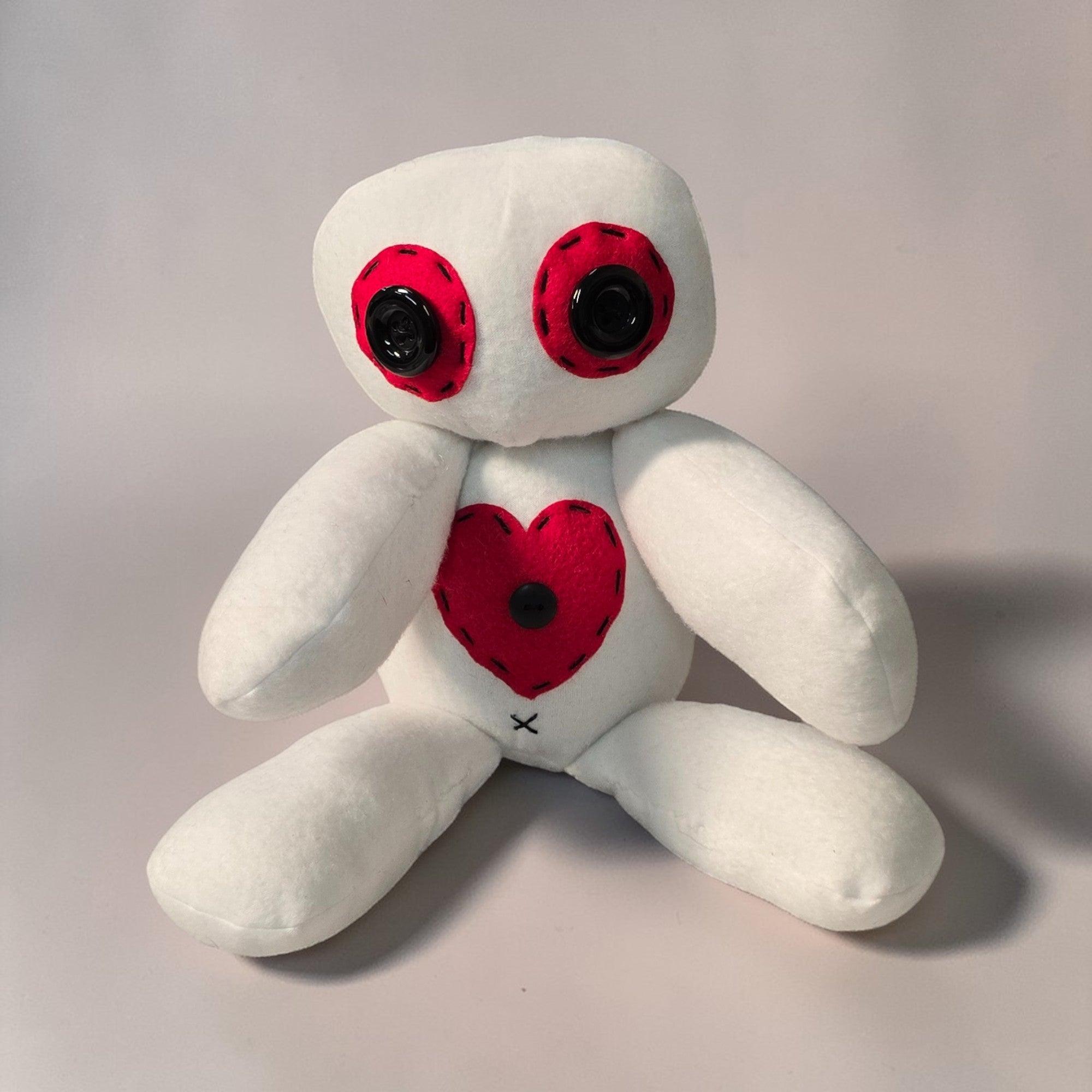 Handmade Creepy Gothic Plush Doll | Orphan Asylum Gothling Intake #1003