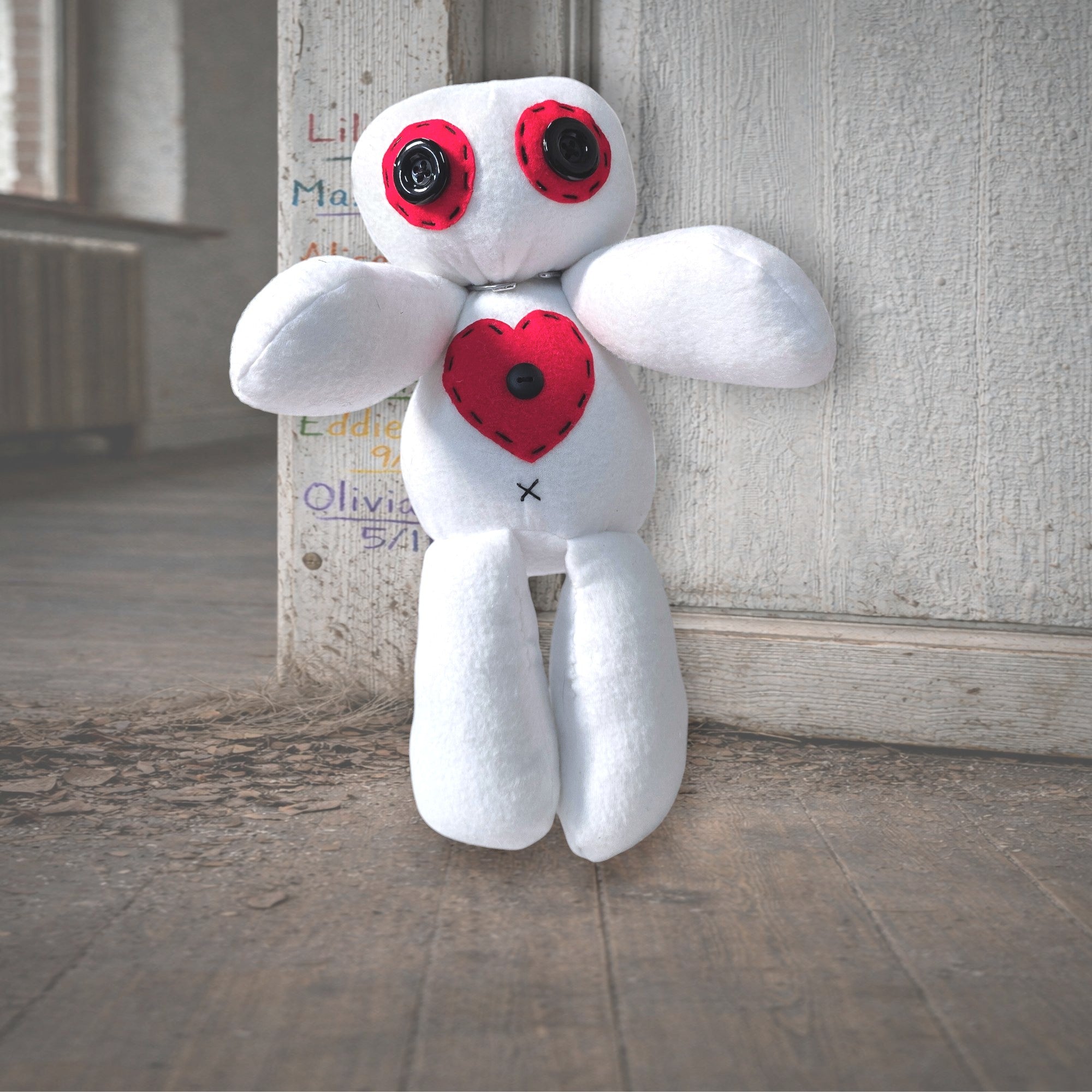 Handmade Gothic Plush Doll | Orphan Asylum Gothling Intake # 1003