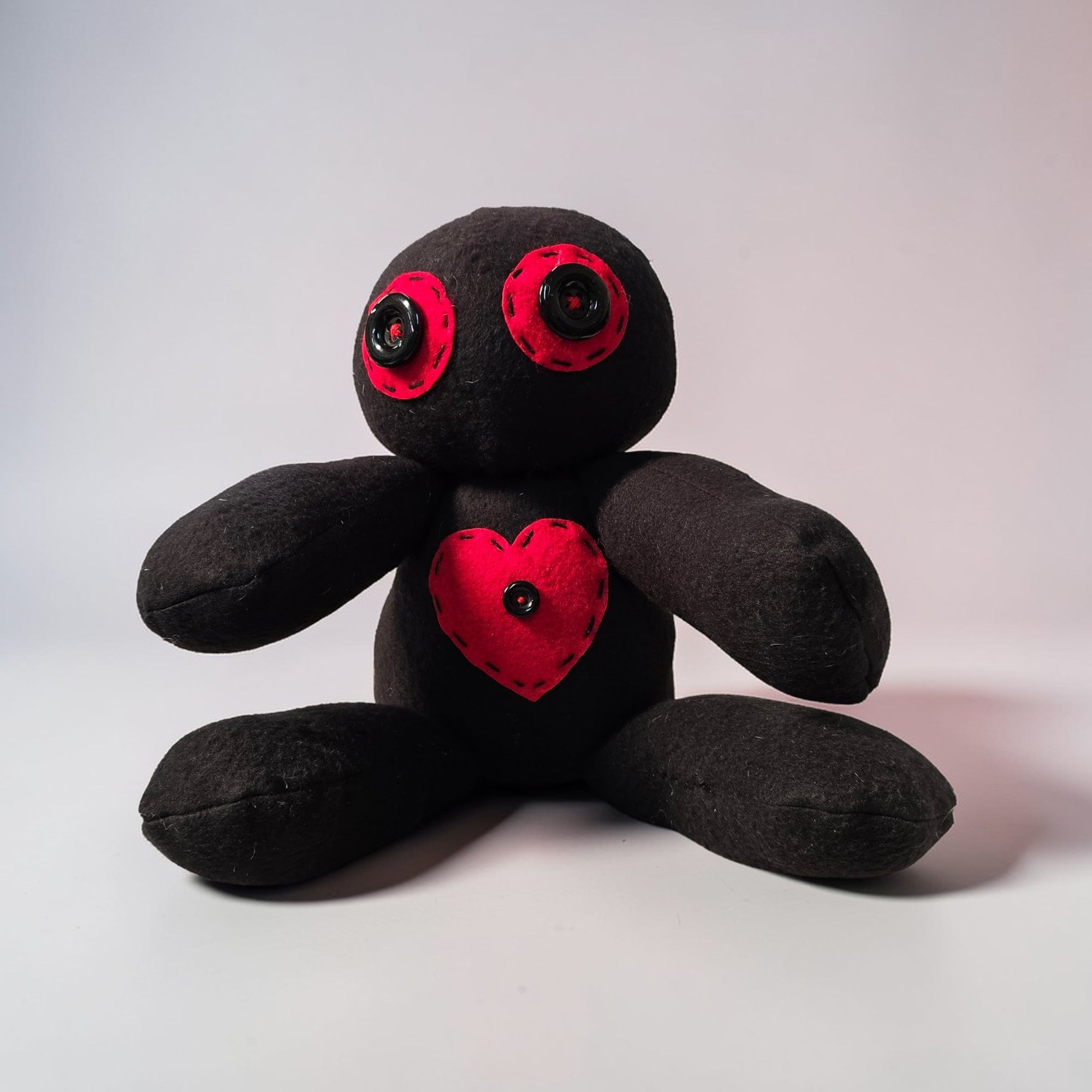 Handmade Creepy Gothic Plush Doll | Orphan Asylum Gothling Intake #1003