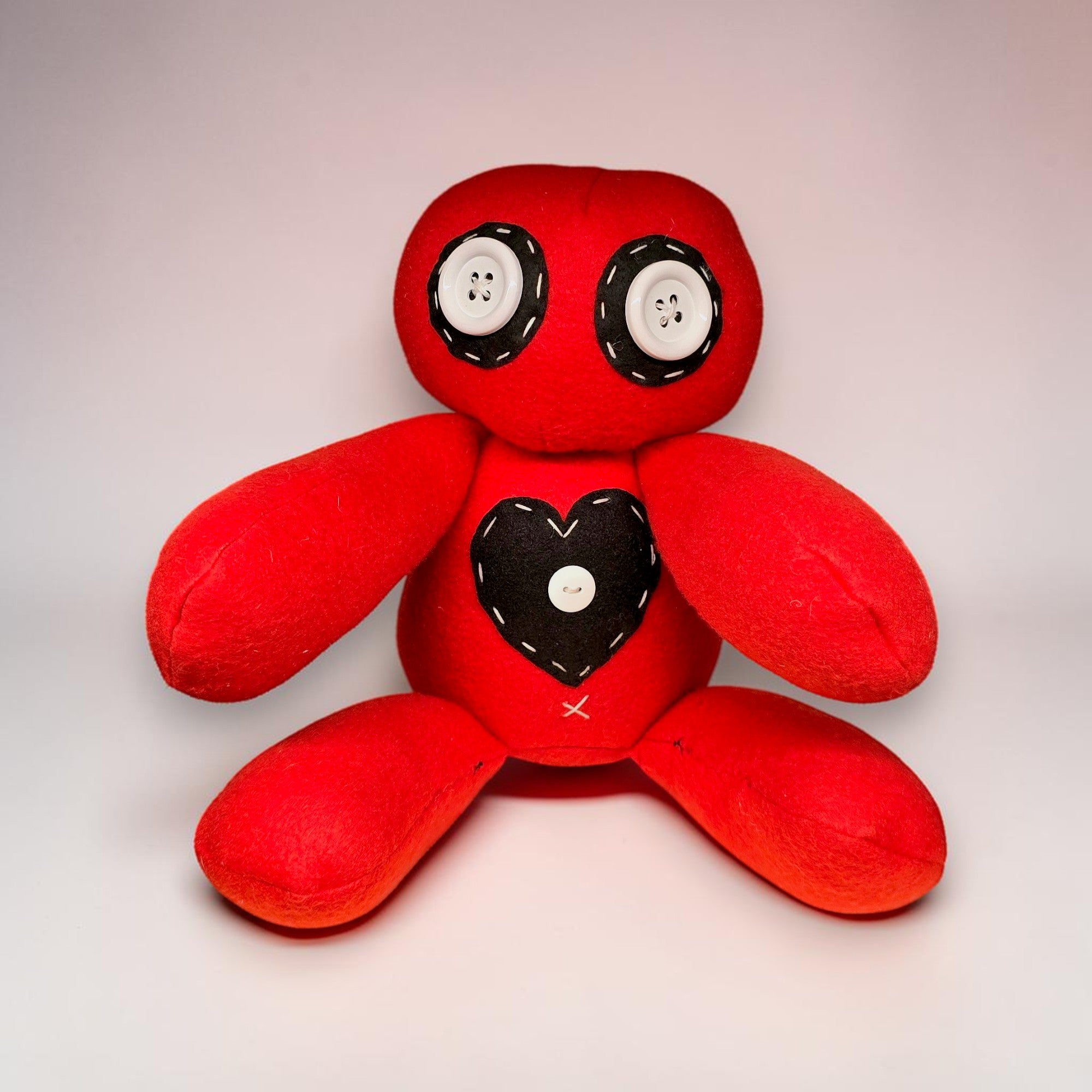 Handmade Creepy Gothic Plush Doll | Orphan Asylum Gothling Intake #1003