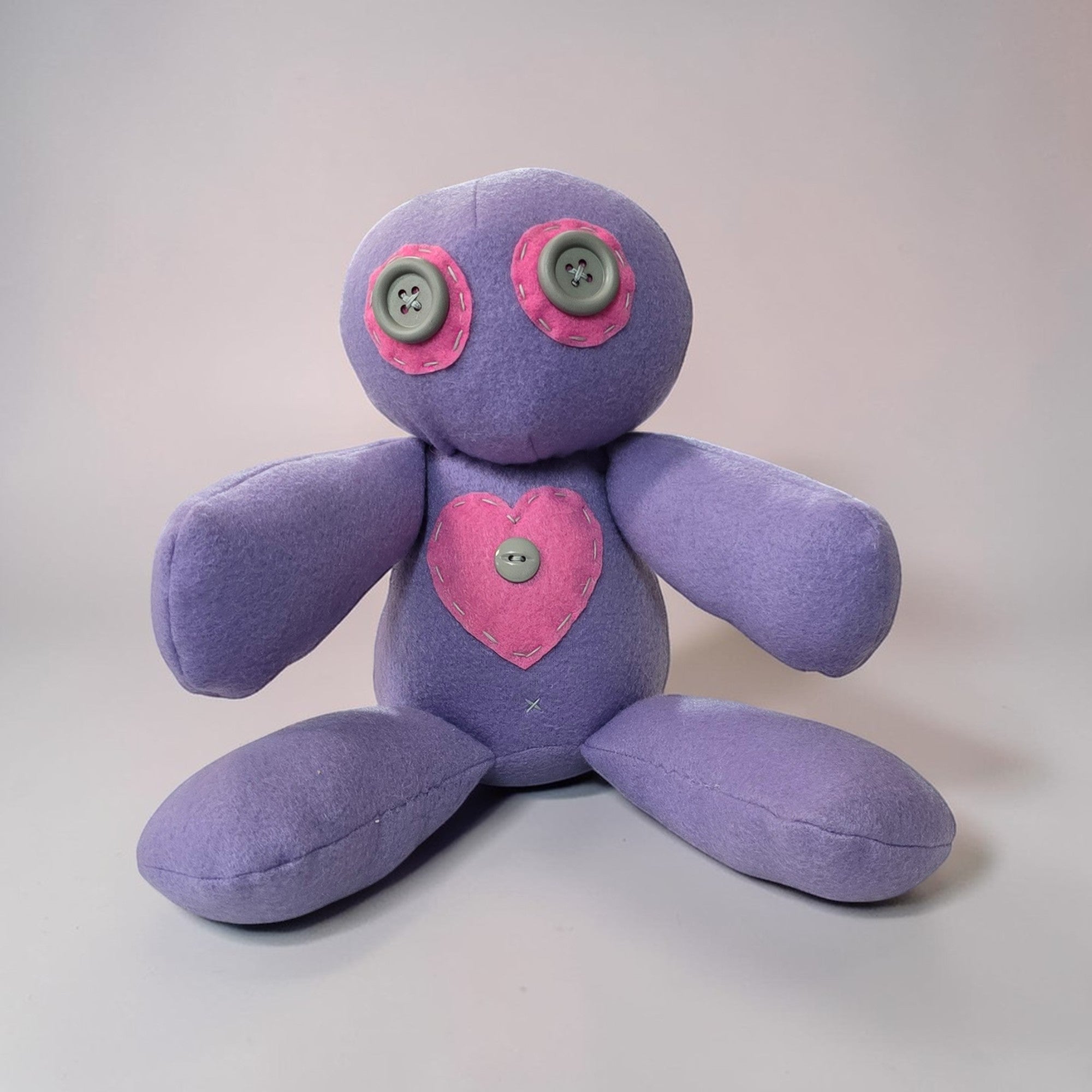 Handmade Creepy Gothic Plush Doll | Orphan Asylum Gothling Intake #1003