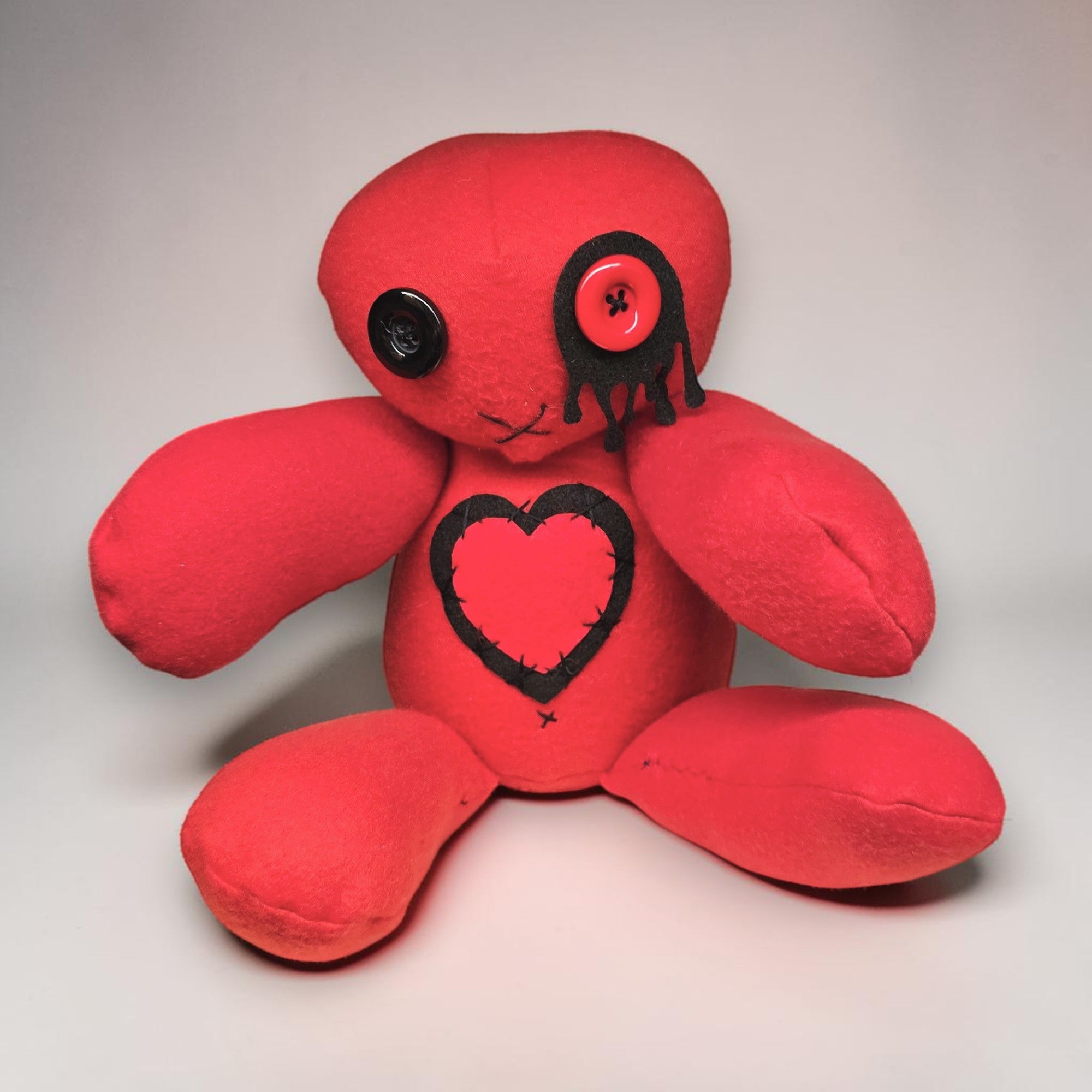 Handmade Creepy Gothic Plush Doll | Orphan Asylum Gothling Intake #1004