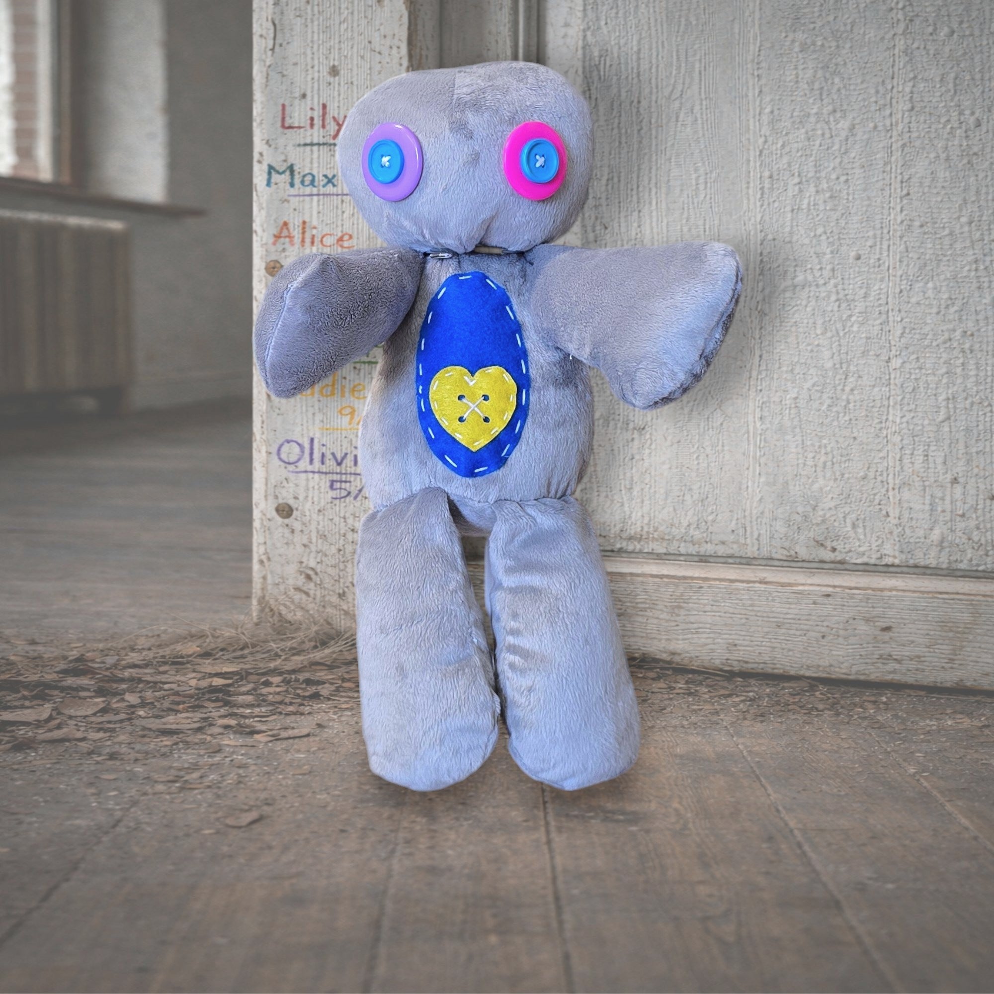 Handmade Gothic Plush Doll | Orphan Asylum Gothling Intake # 1007