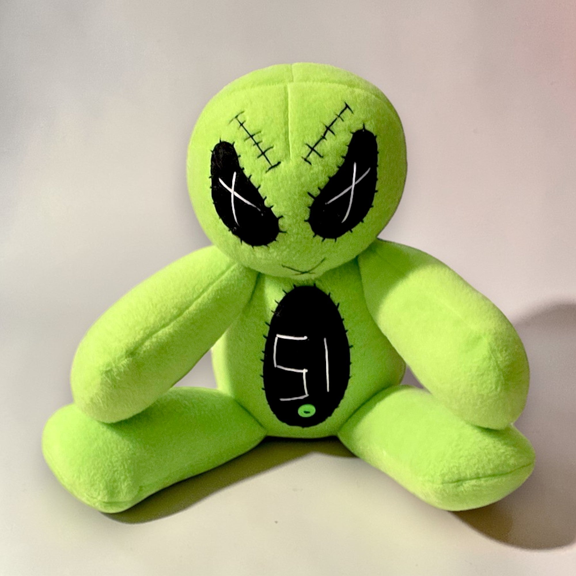 handmade gothic doll creepy plush gothling
