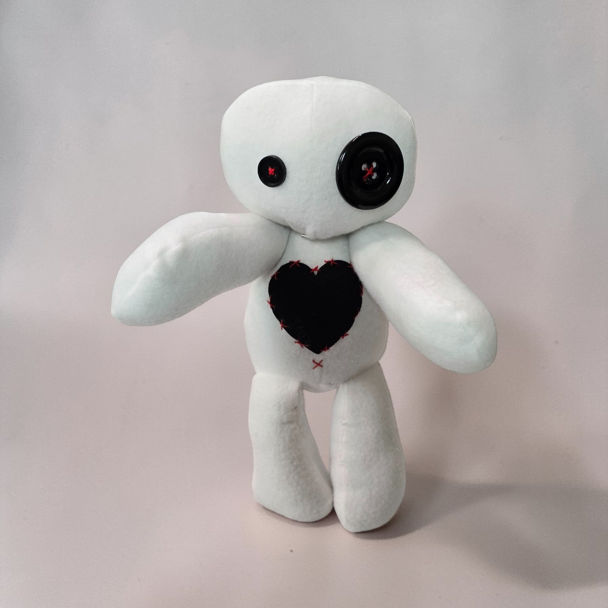 Handmade Creepy Gothic Plush Doll | Orphan Asylum Gothling Intake #1017