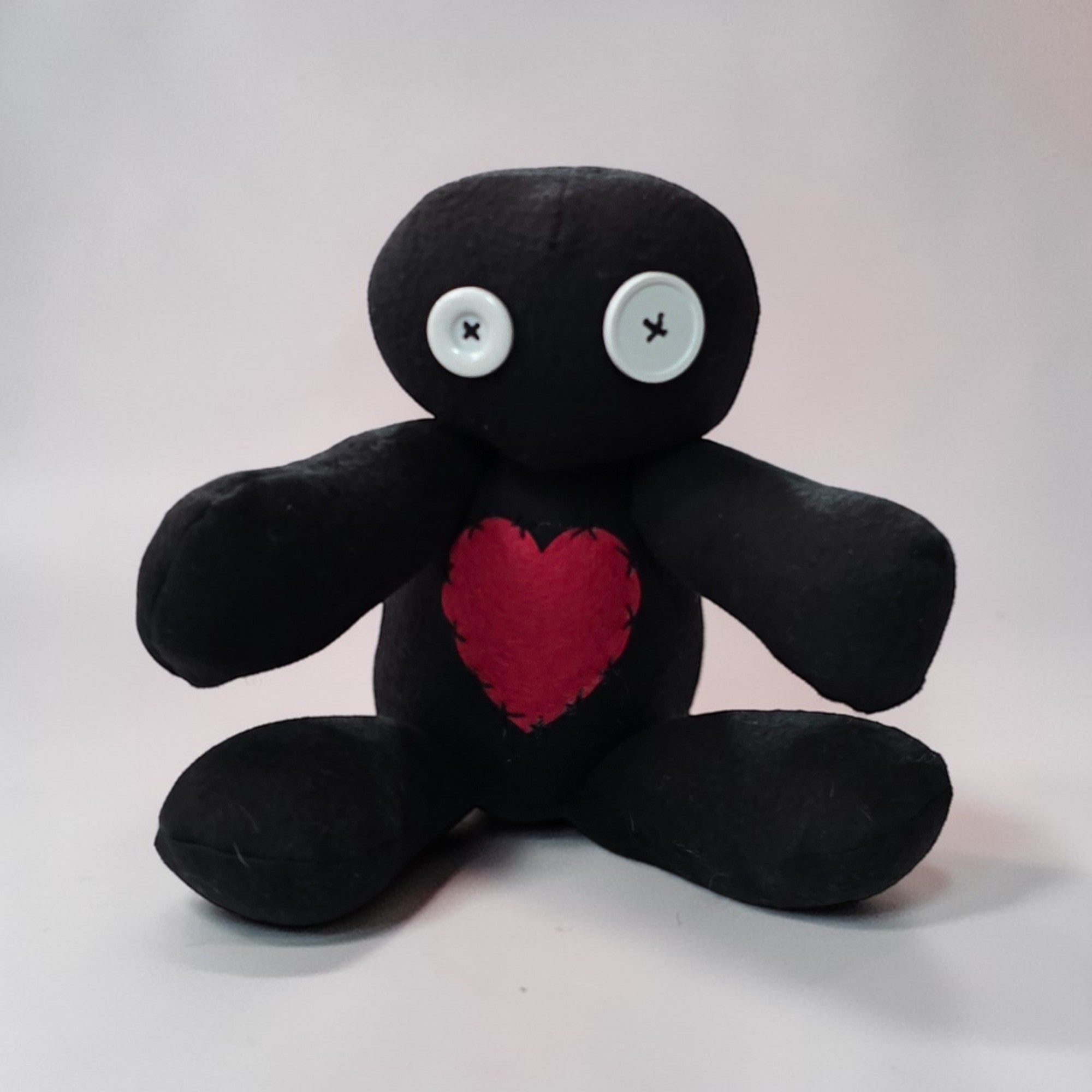 Handmade Creepy Gothic Plush Doll | Orphan Asylum Gothling Intake #1017