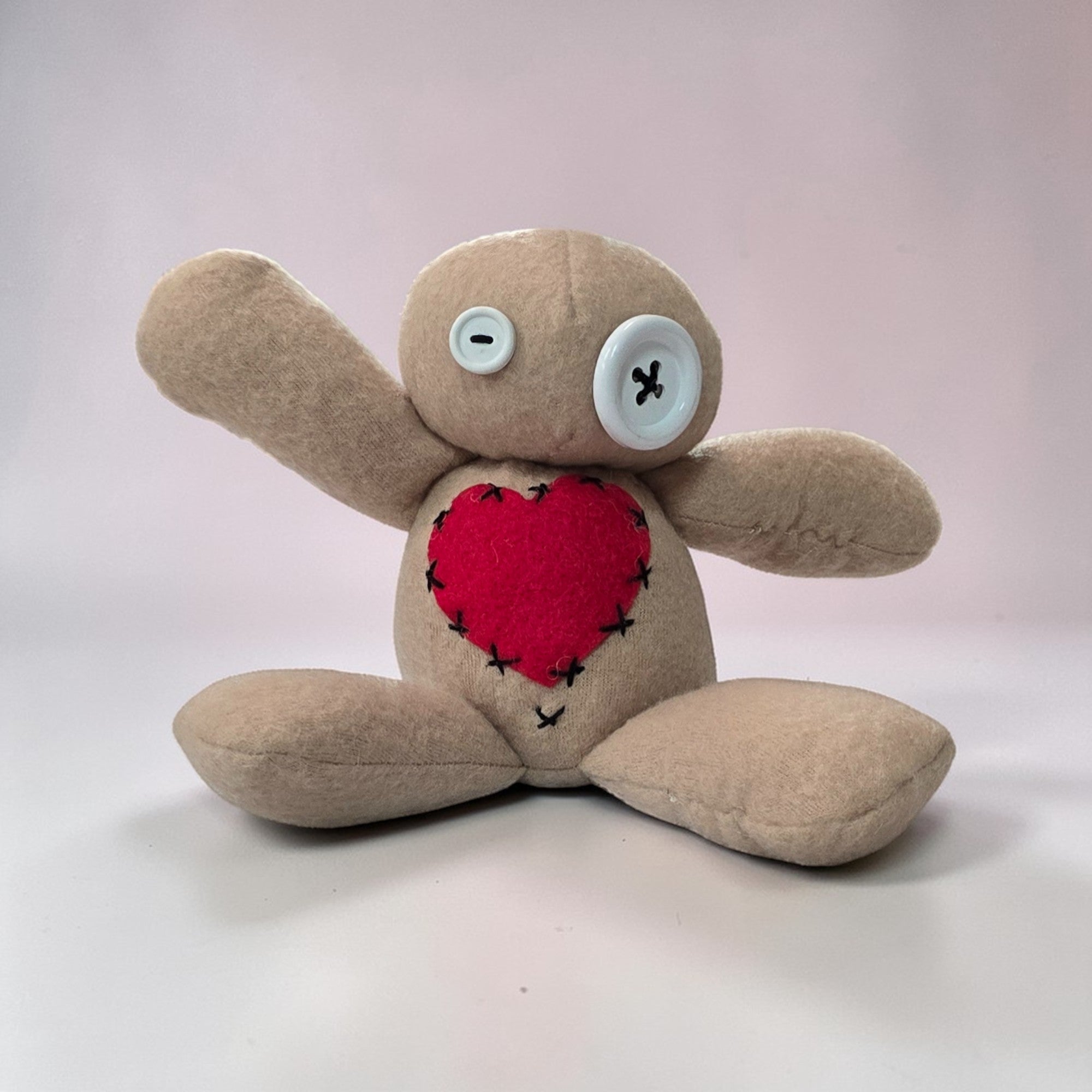 Handmade Creepy Gothic Plush Doll | Orphan Asylum Gothling Intake #1017