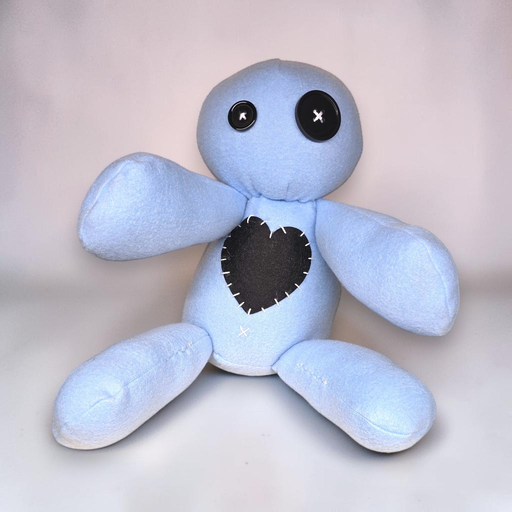 Handmade Creepy Gothic Plush Doll | Orphan Asylum Gothling Intake #1017