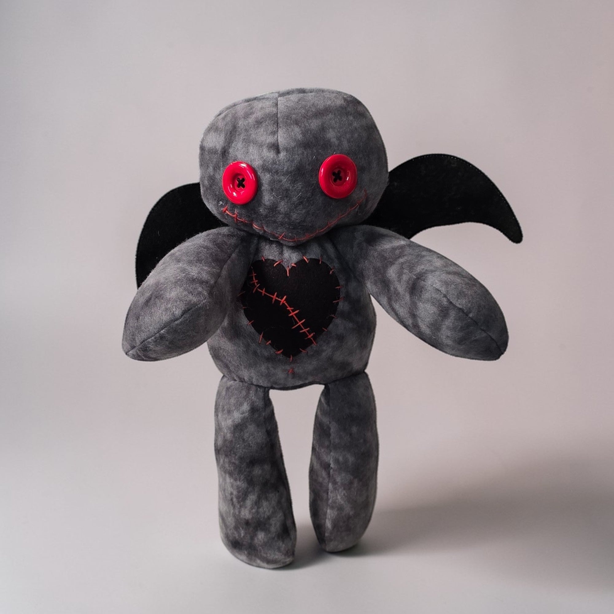 Handmade Gothic Plush Doll | Orphan Asylum Gothling Intake # 1021