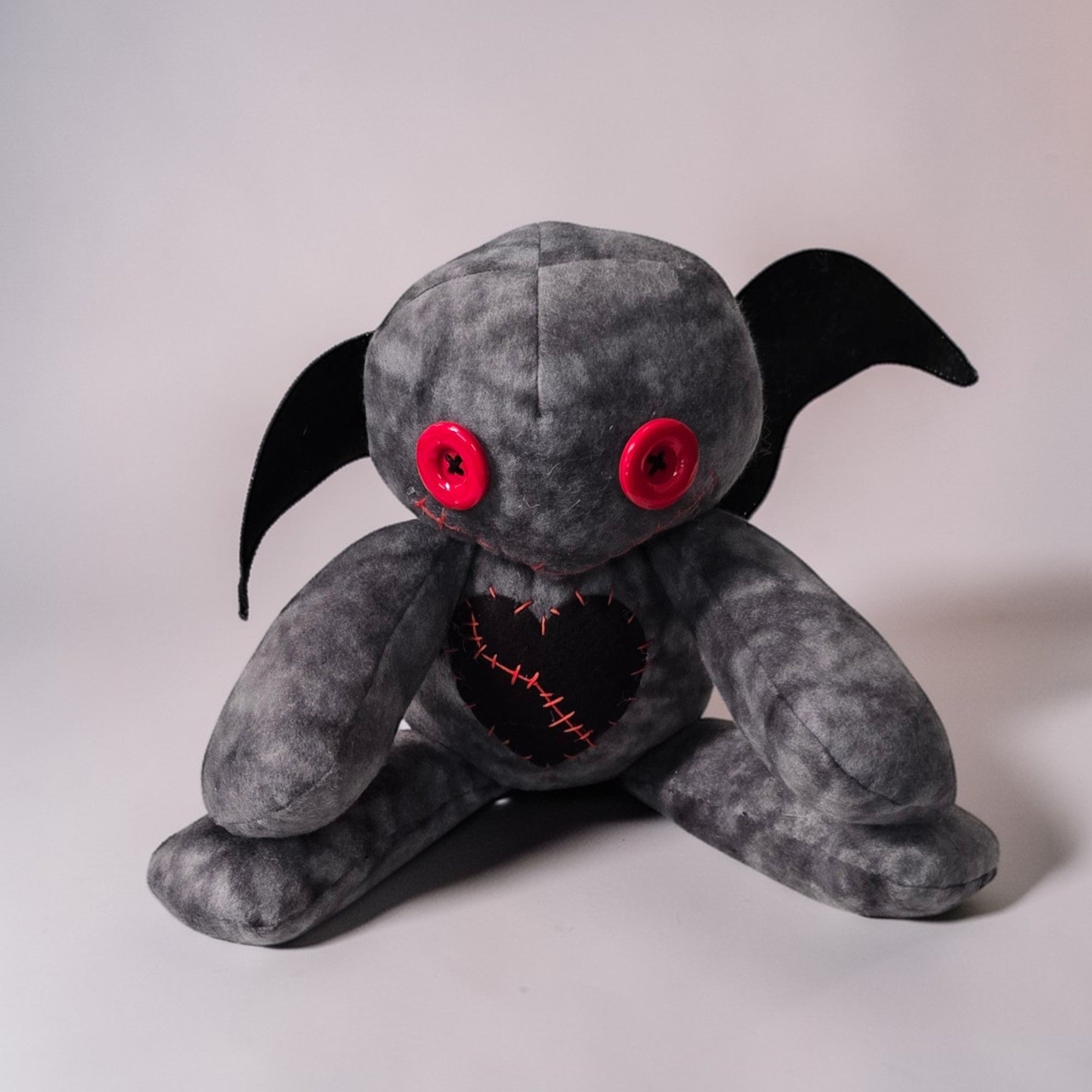 Handmade Gothic Plush Doll | Orphan Asylum Gothling Intake # 1021