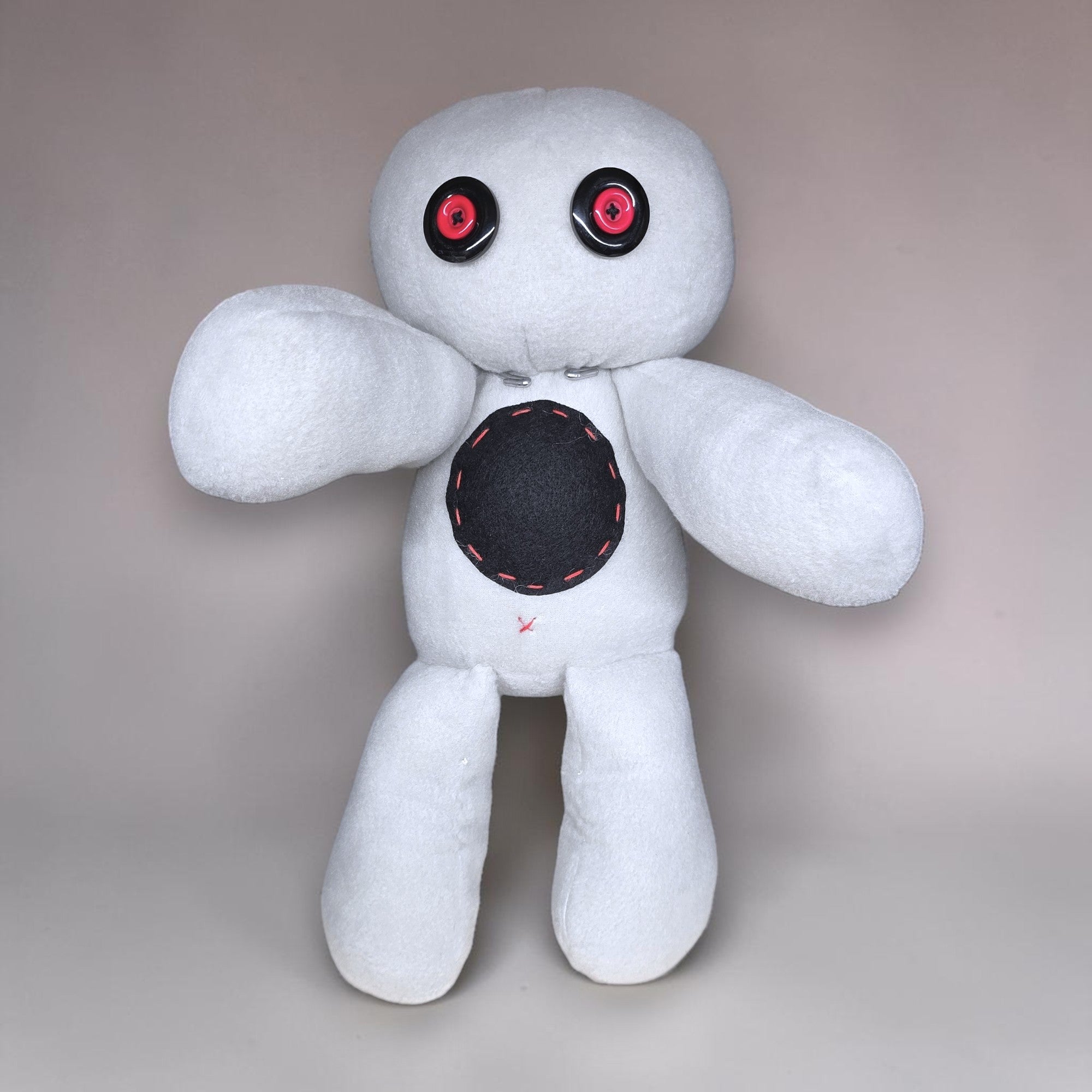 Handmade Creepy Gothic Plush Doll | Orphan Asylum Gothling Intake #1028