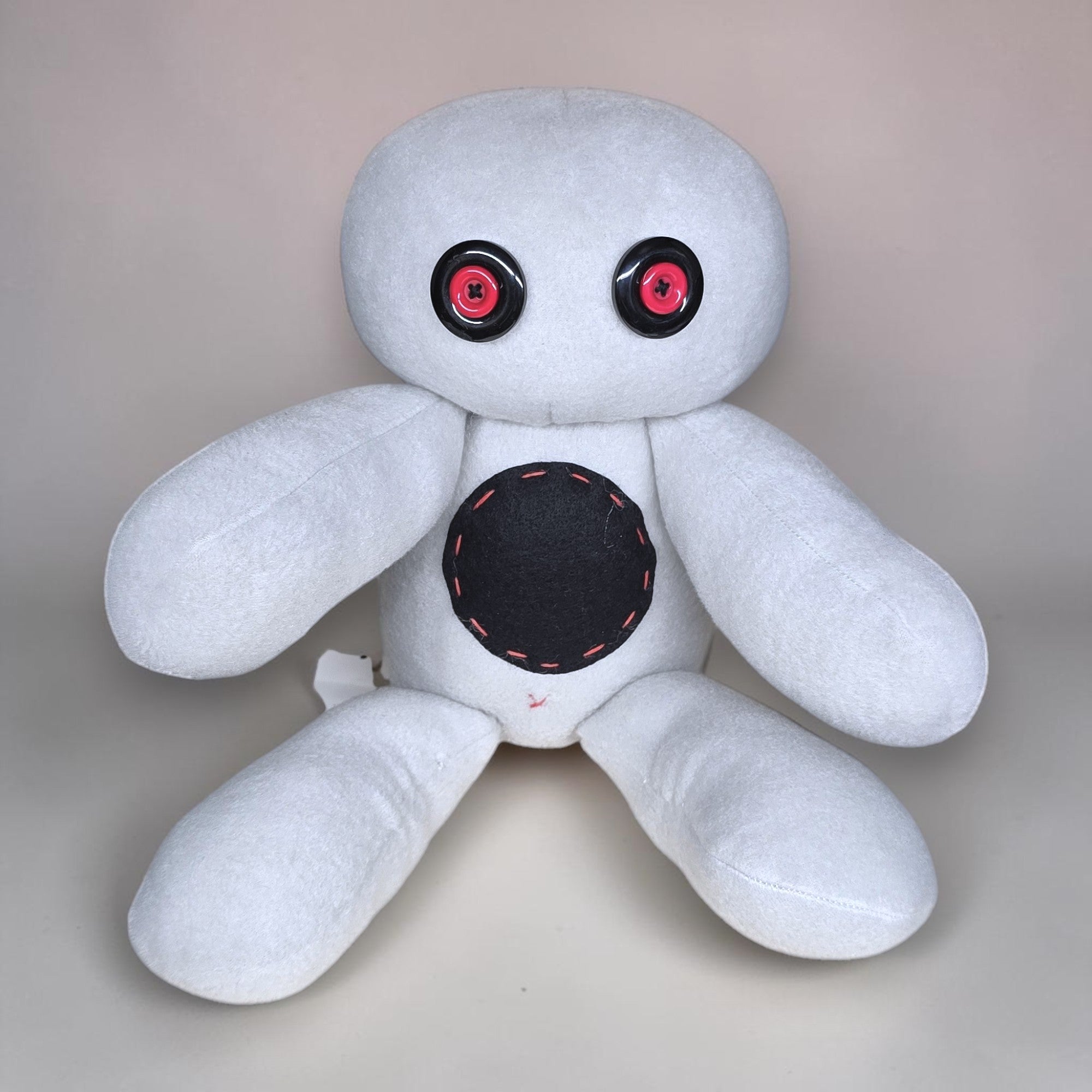 Handmade Creepy Gothic Plush Doll | Orphan Asylum Gothling Intake #1028