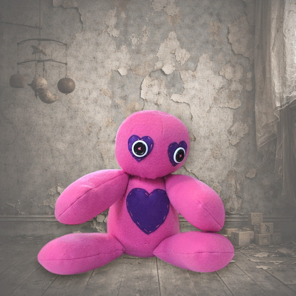 Handmade Gothic Plush Doll | Orphan Asylum Gothling Intake # 1030