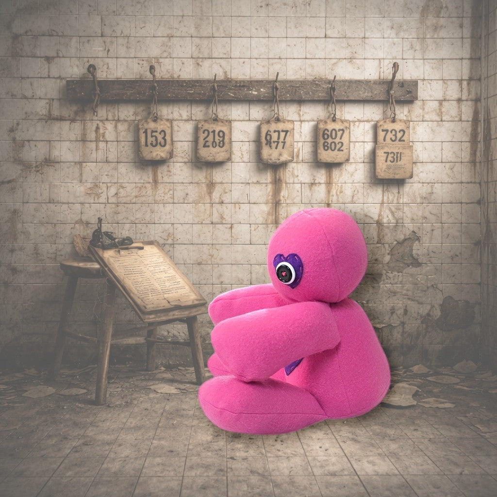 Handmade Gothic Plush Doll | Orphan Asylum Gothling Intake # 1030