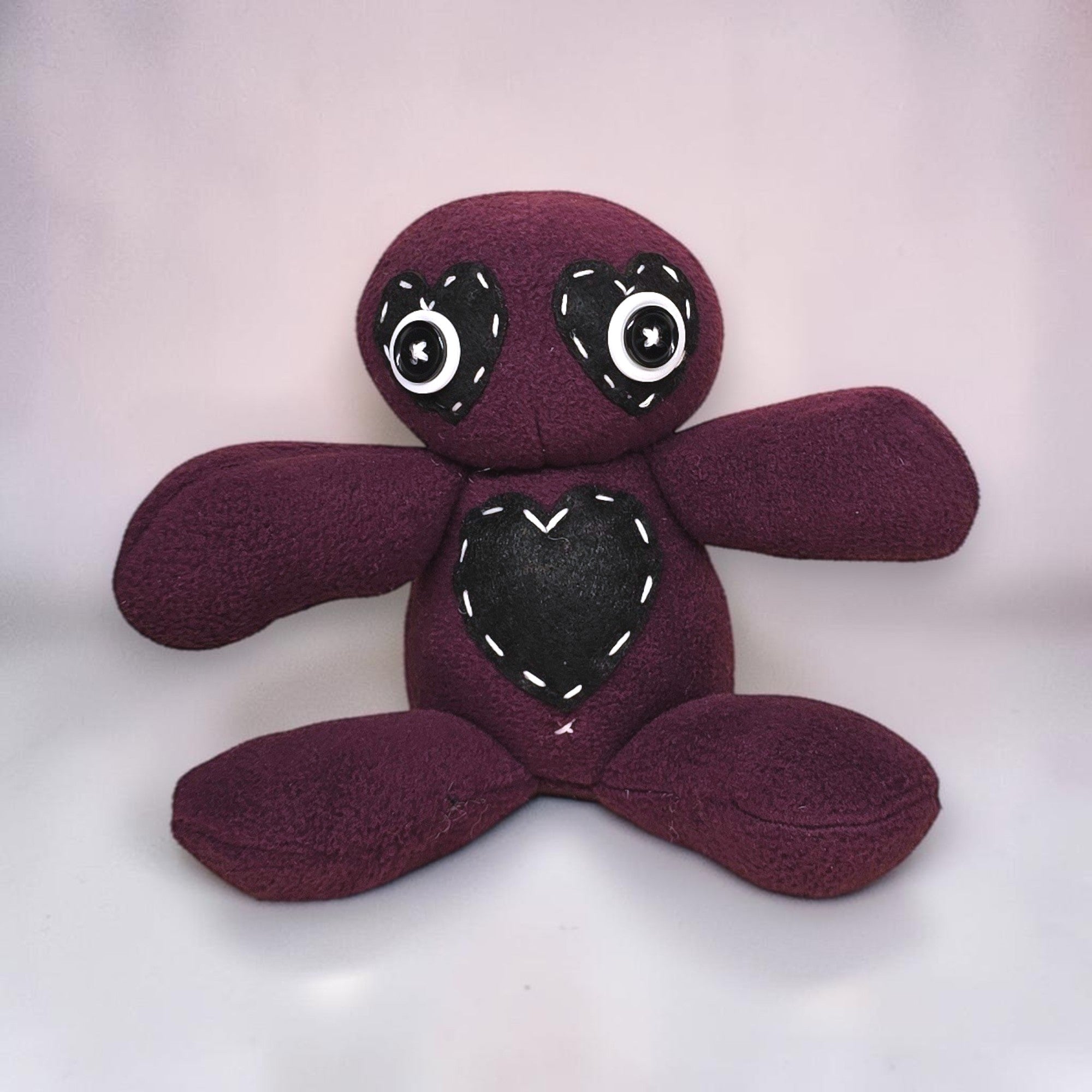 Handmade Creepy Gothic Plush Doll | Orphan Asylum Gothling Intake #1030