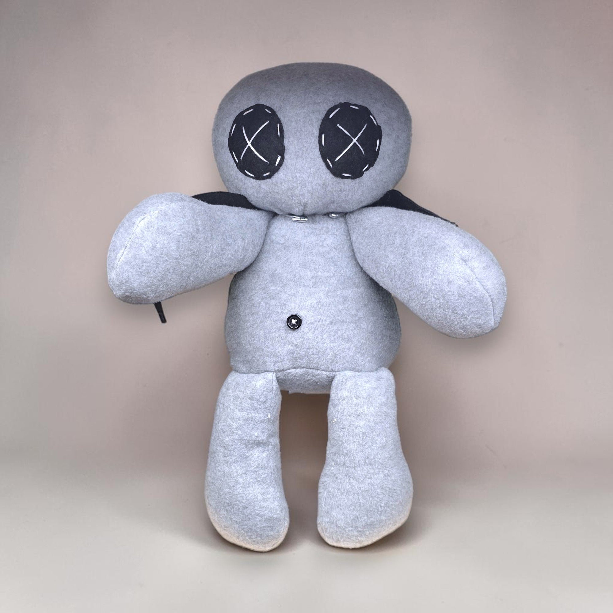 Handmade Creepy Gothic Plush Doll | Orphan Asylum Gothling Intake #1031