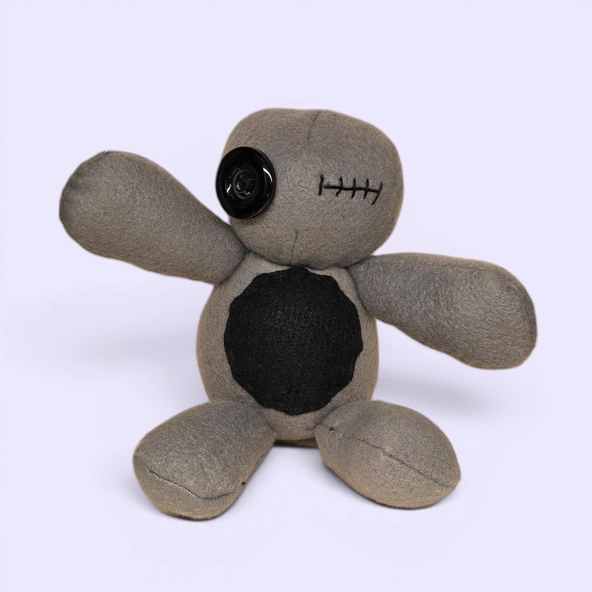 Handmade Creepy Gothic Plush Doll | Orphan Asylum Gothling Intake #1036