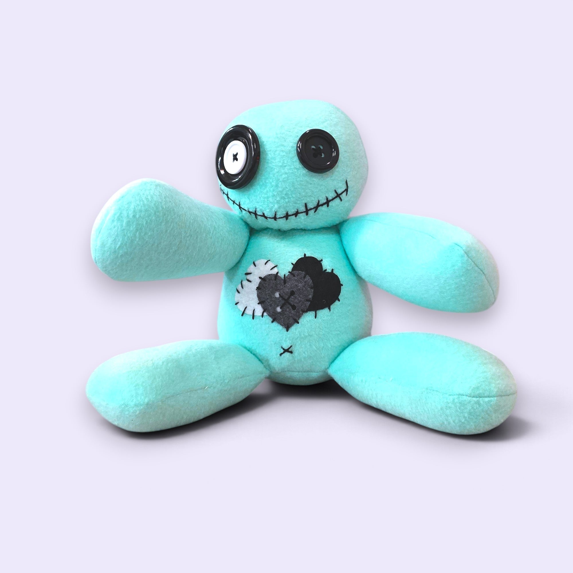 Handmade Creepy Gothic Plush Doll | Orphan Asylum Gothling Intake # 1040