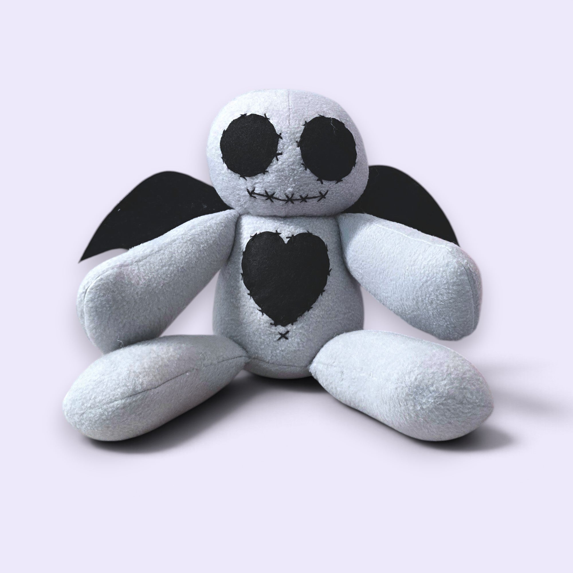 Handmade Creepy Gothic Plush Doll | Orphan Asylum Gothling Intake # 1043