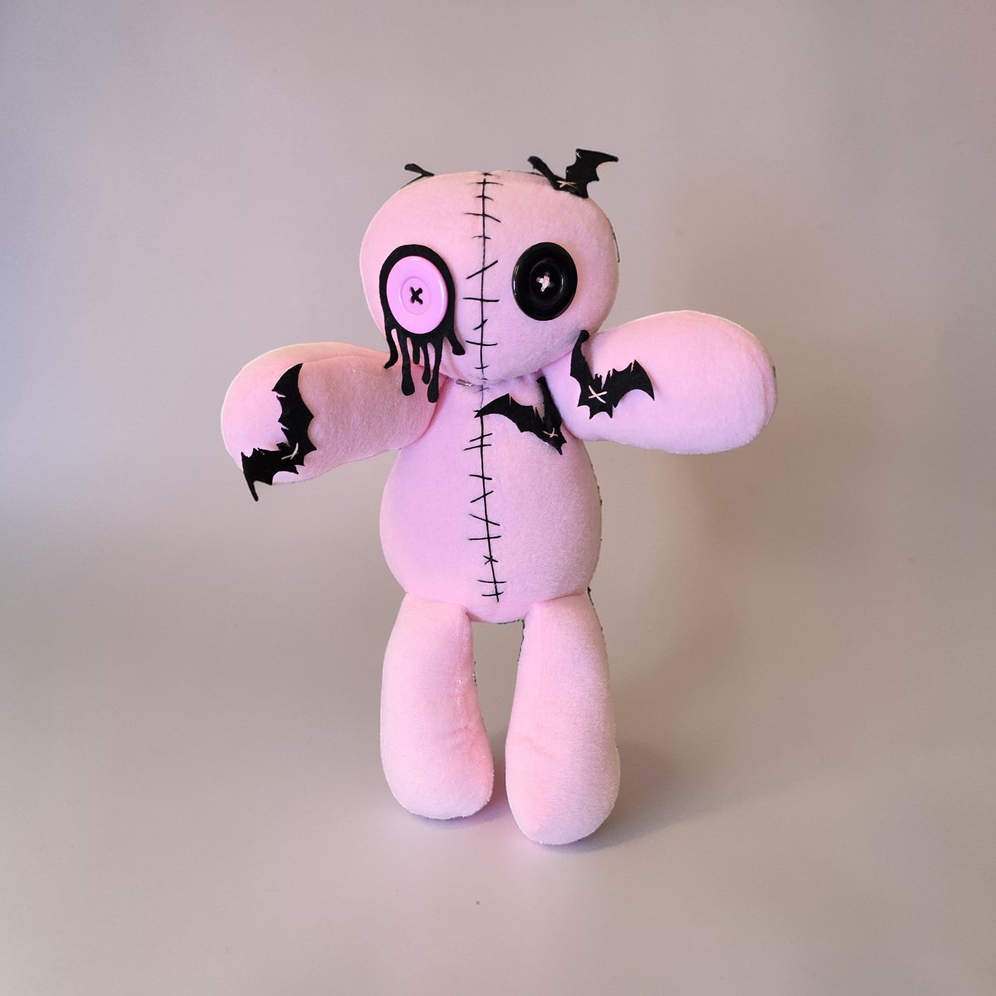 Handmade Creepy Gothic Plush Doll | Orphan Asylum Gothling Intake #1067