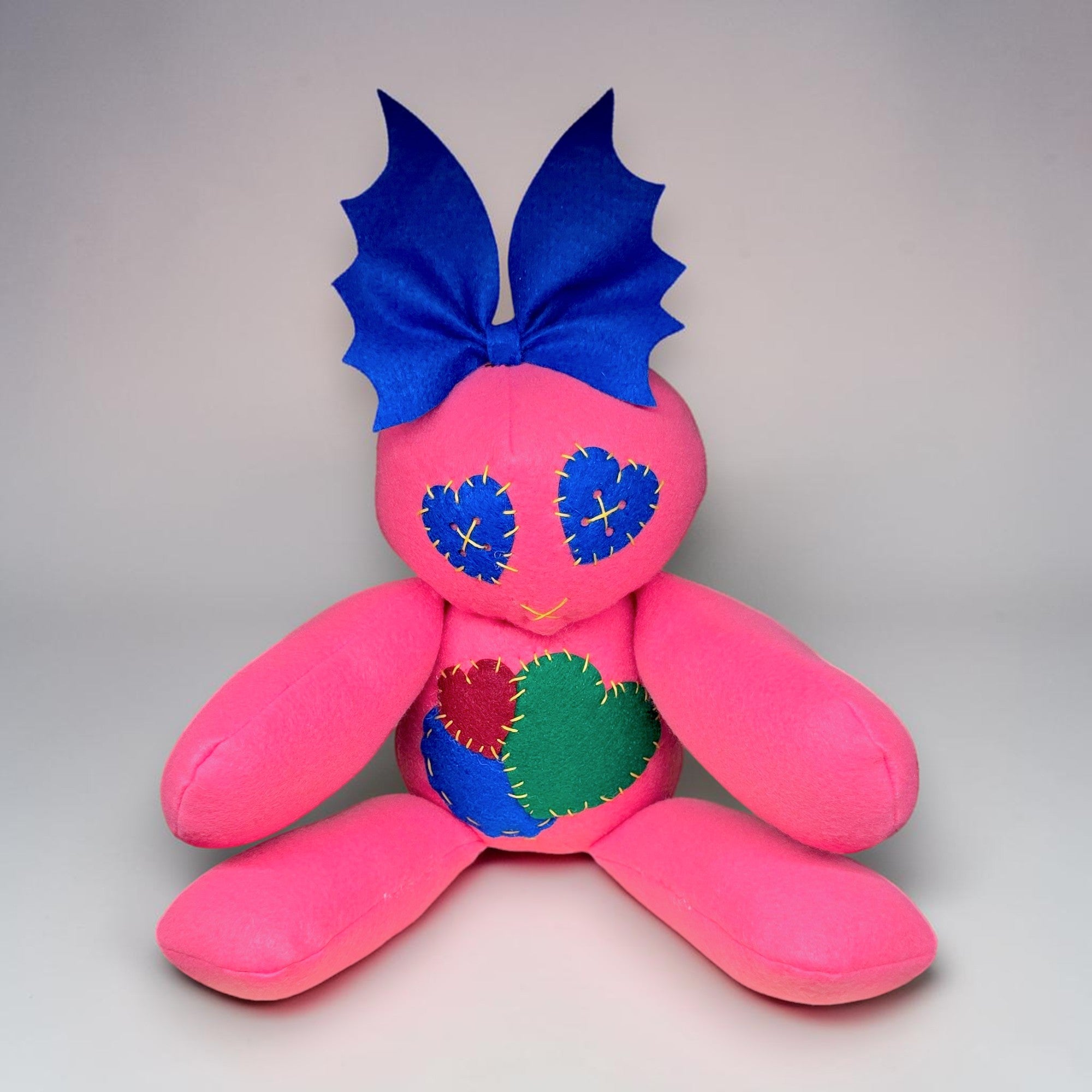 Handmade Creepy Gothic Plush Doll | Orphan Asylum Gothling Intake #1069