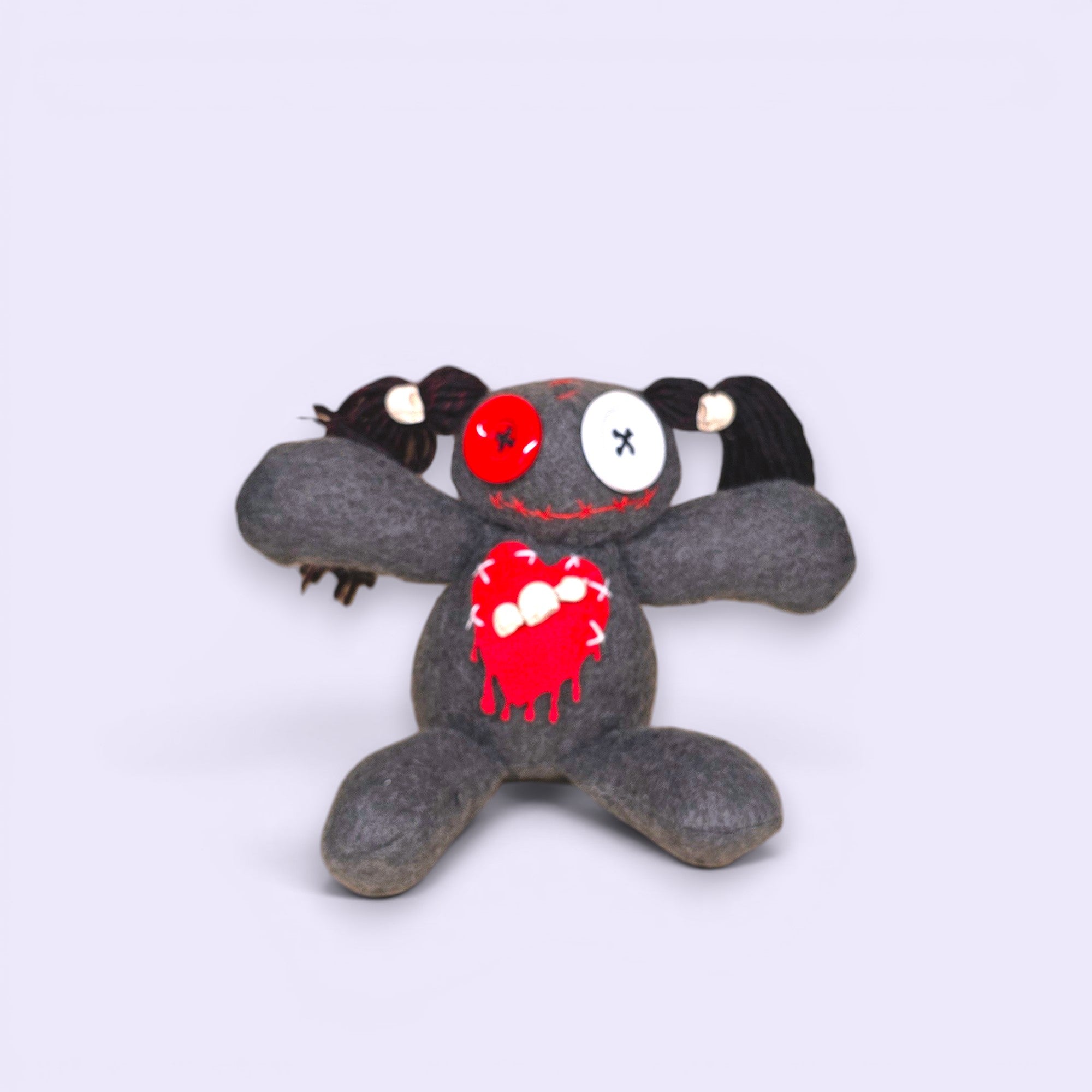Handmade Creepy Gothic Plush Doll | Orphan Asylum Gothling Intake #1075