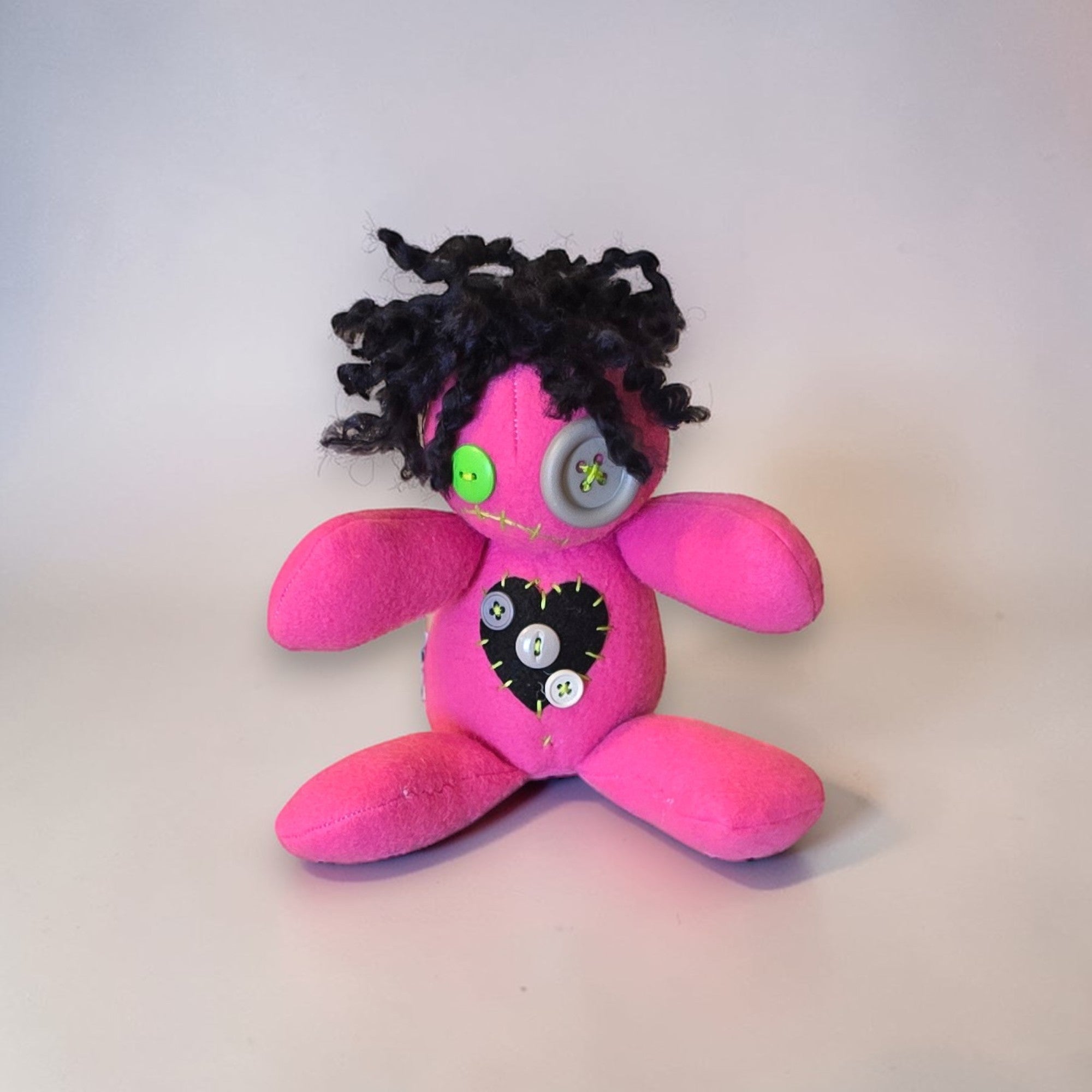 Handmade Creepy Gothic Plush Doll | Orphan Asylum Gothling Intake #1078