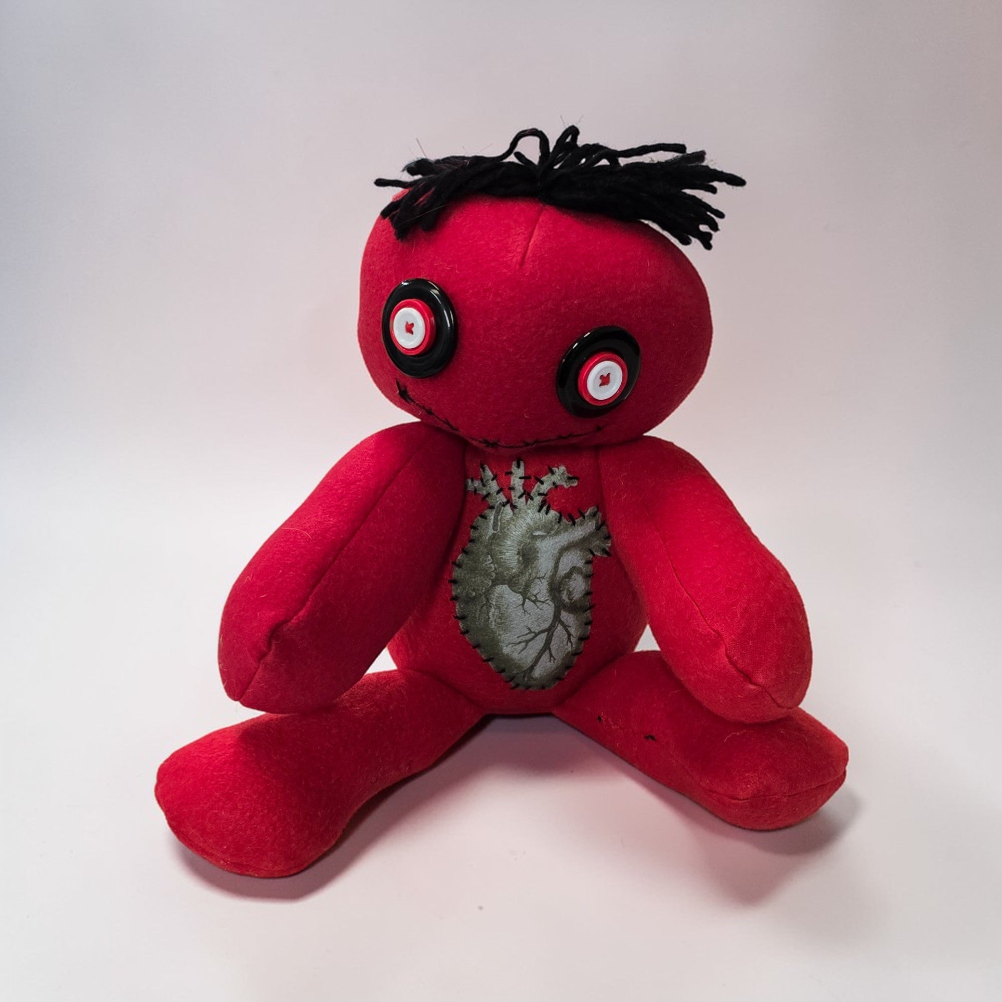 Handmade Gothic Plush Doll | Orphan Asylum Gothling Intake # 1082