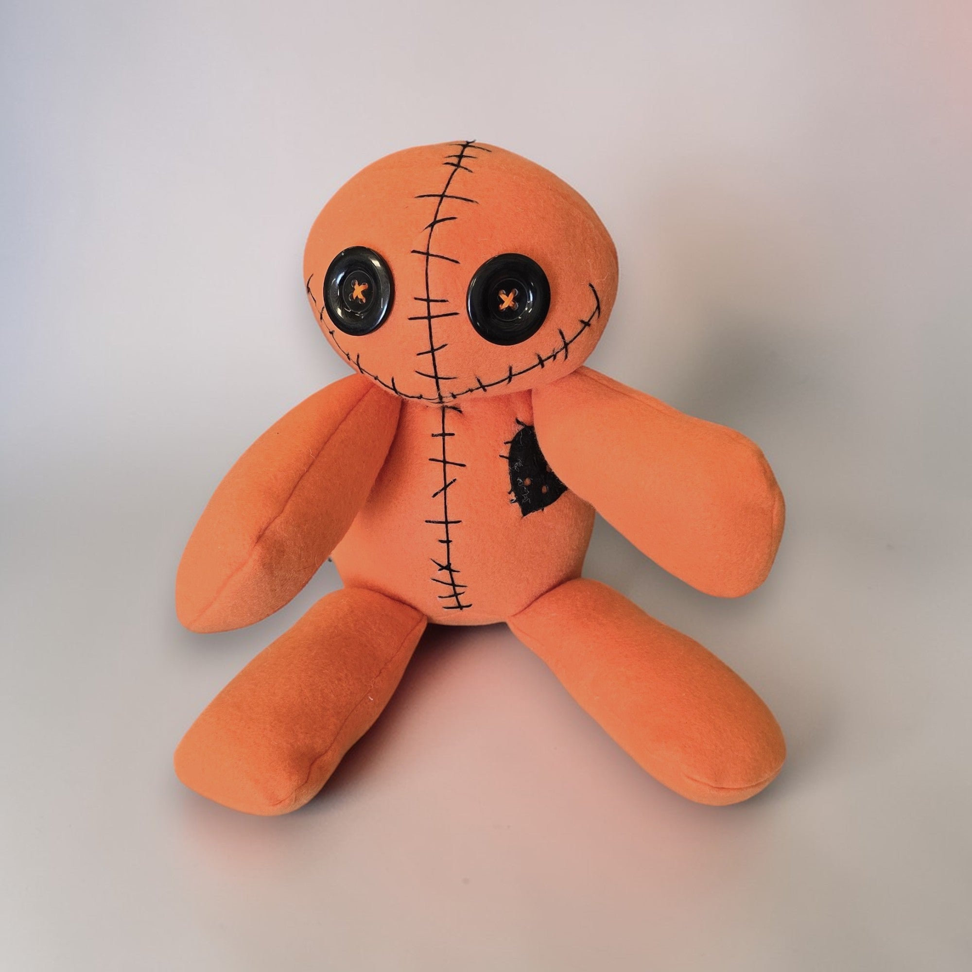 Handmade Creepy Gothic Plush Doll | Orphan Asylum Gothling Intake #1090