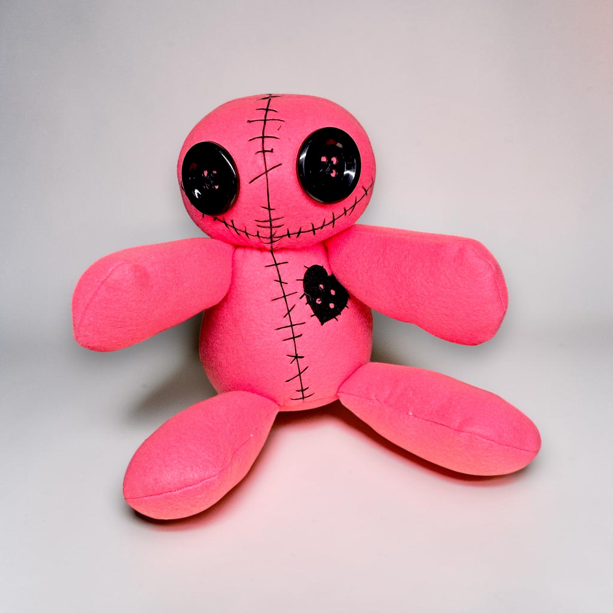 Handmade Creepy Gothic Plush Doll | Orphan Asylum Gothling Intake #1090